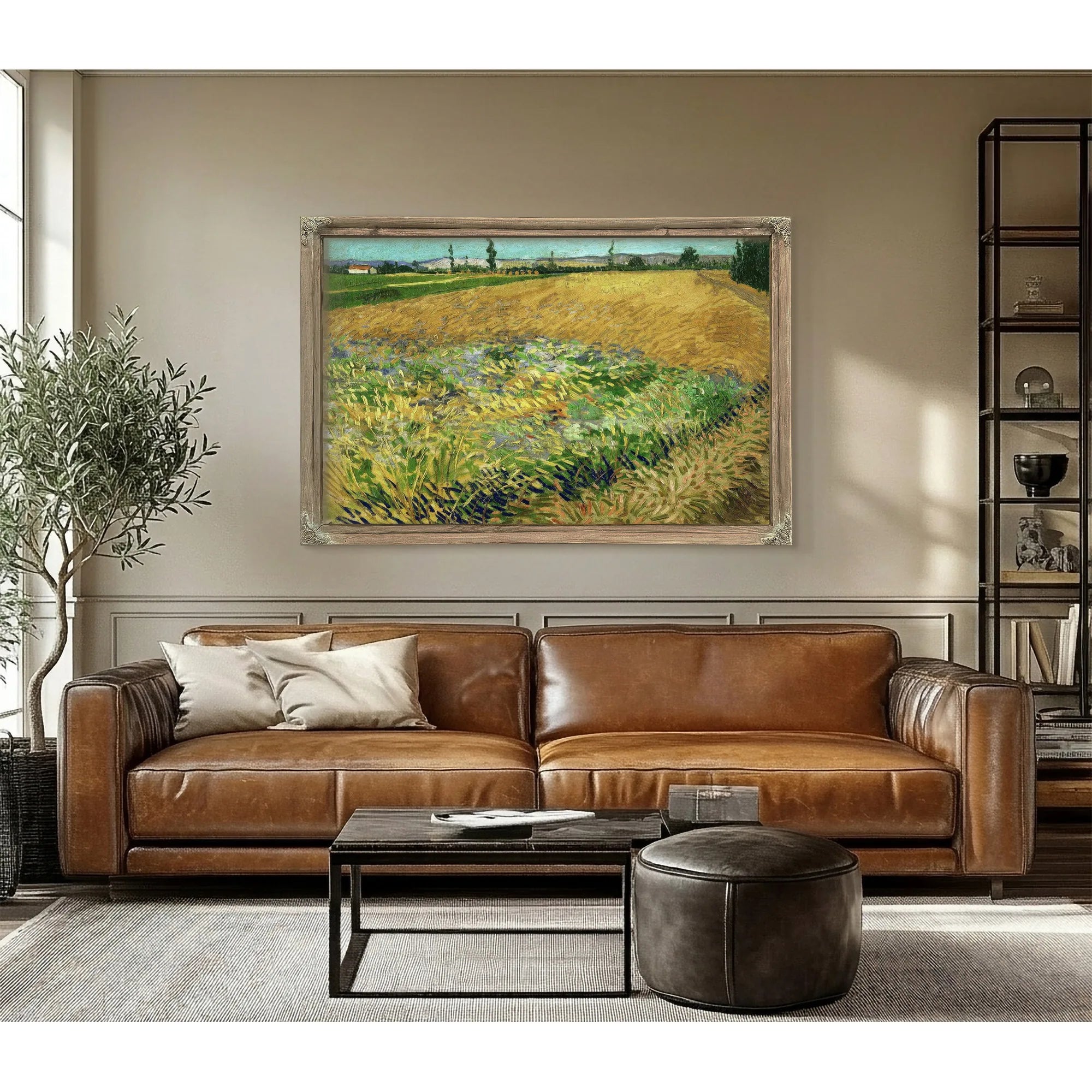 Wheatfield 2 By Vincent Van Gogh Fine Art Print