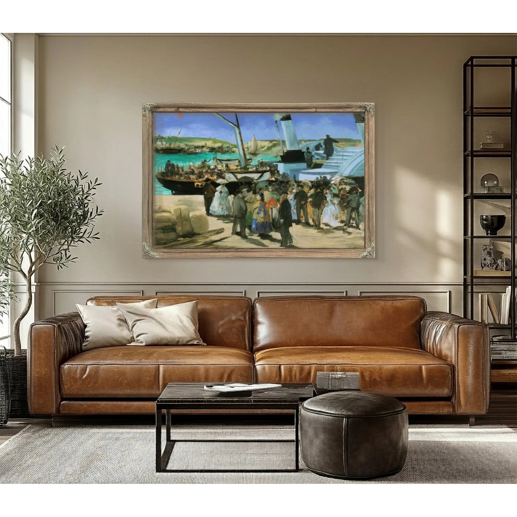 Folkestone Boat Boulogne By Edouard Manet Fine Art Print