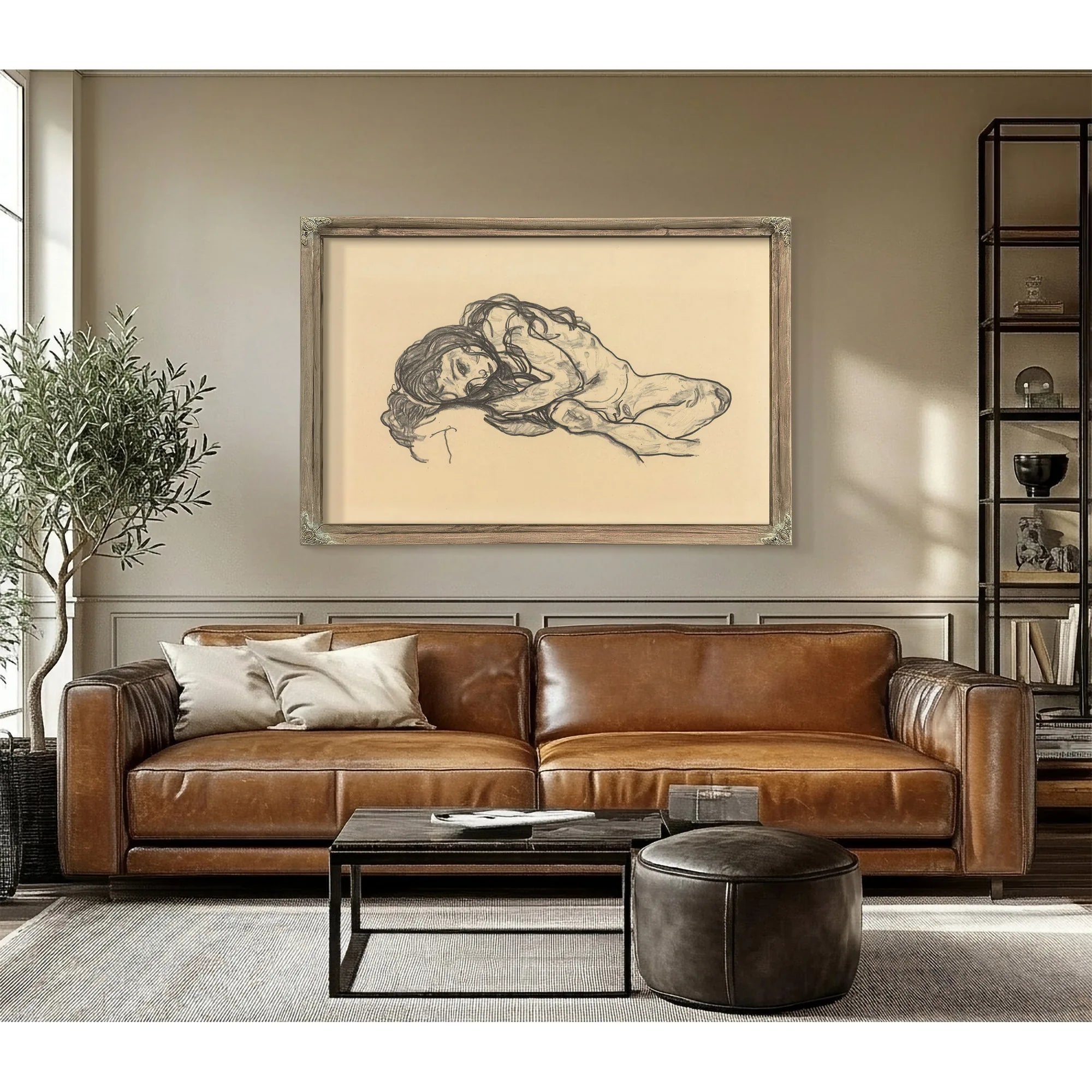 Madchen Girl By Egon Schiele Fine Art Print