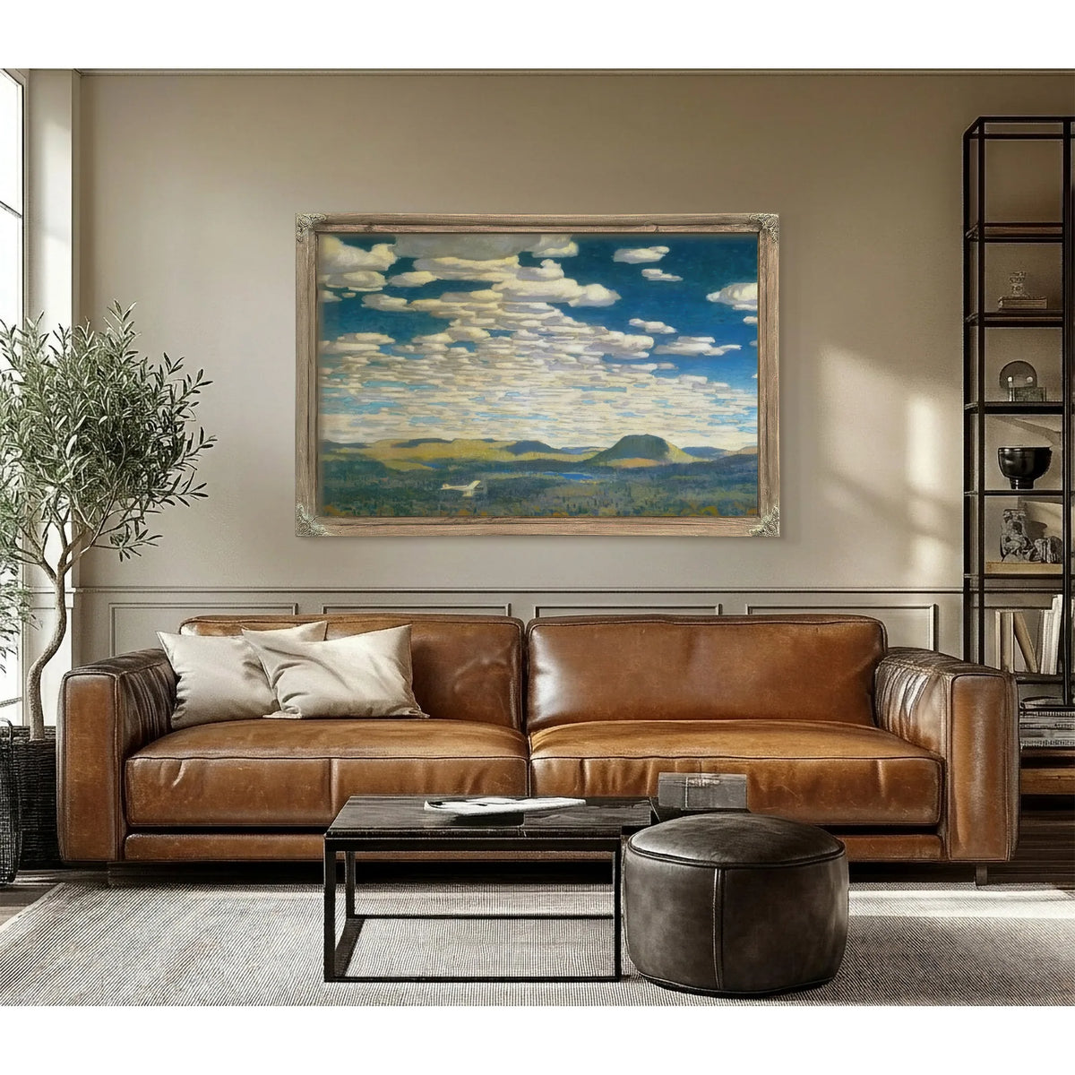 The Fire Ranger By Frank Johnston Fine Art Print