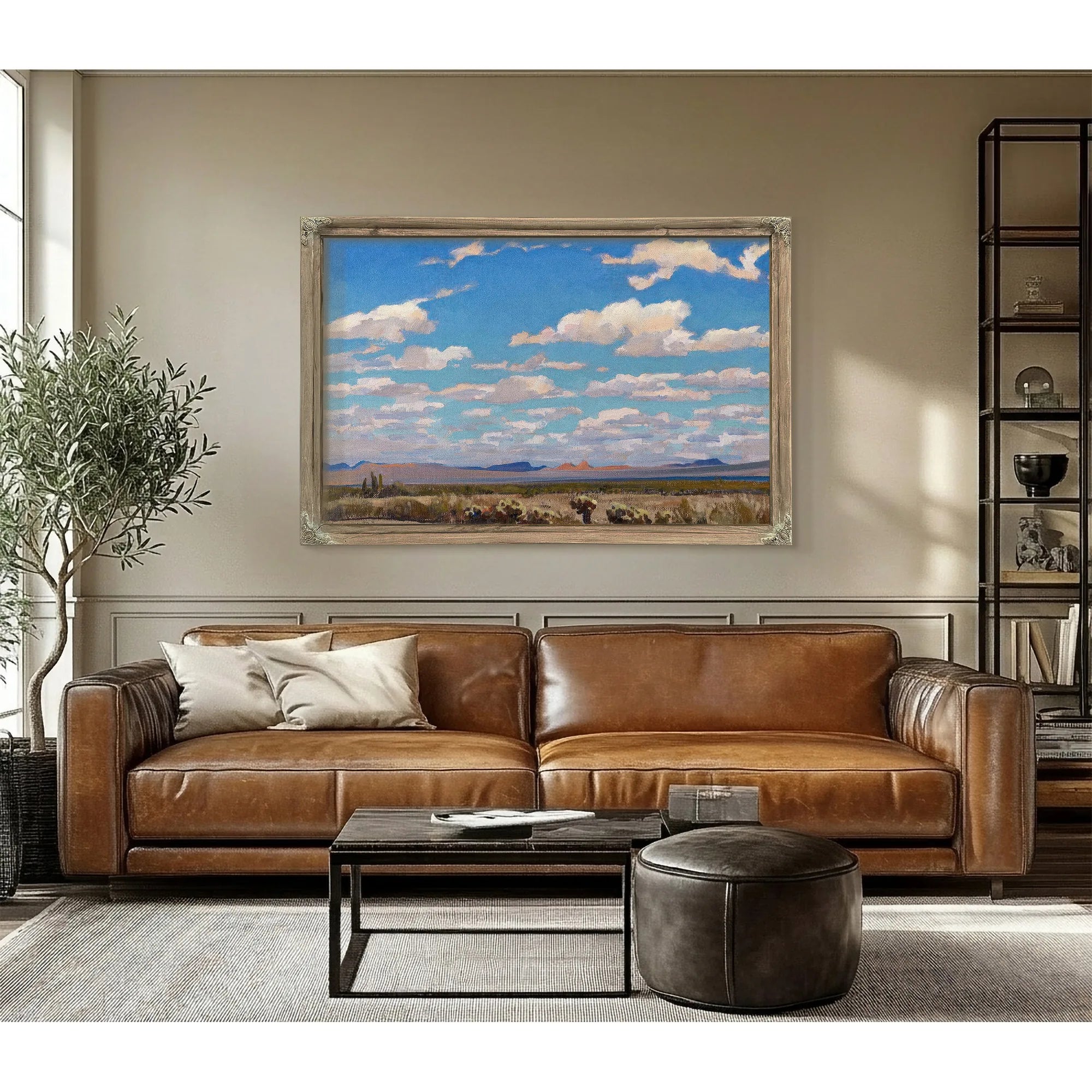 Clouds Of A Summer Afternoon By Maynard Dixon Fine Art Print