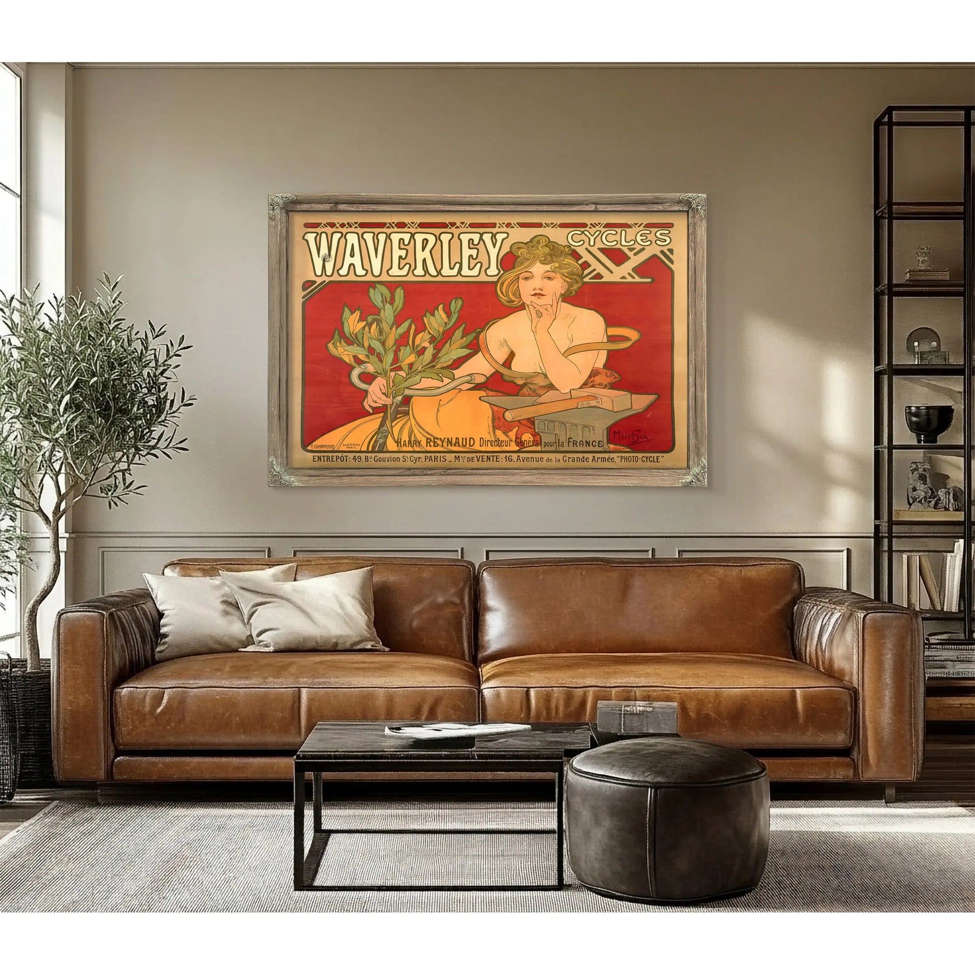 Waverley Cycles by Alphonse Mucha