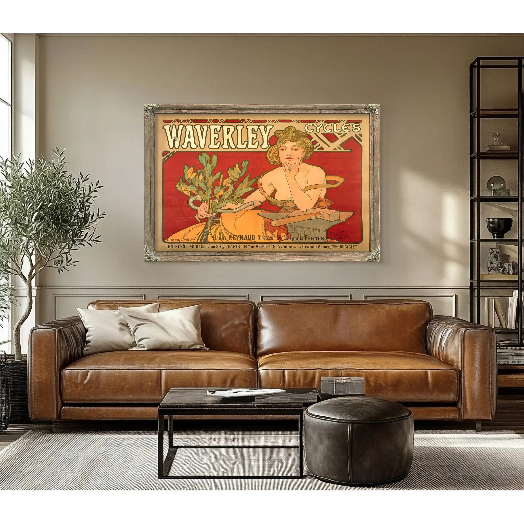 Waverley Cycles by Alphonse Mucha
