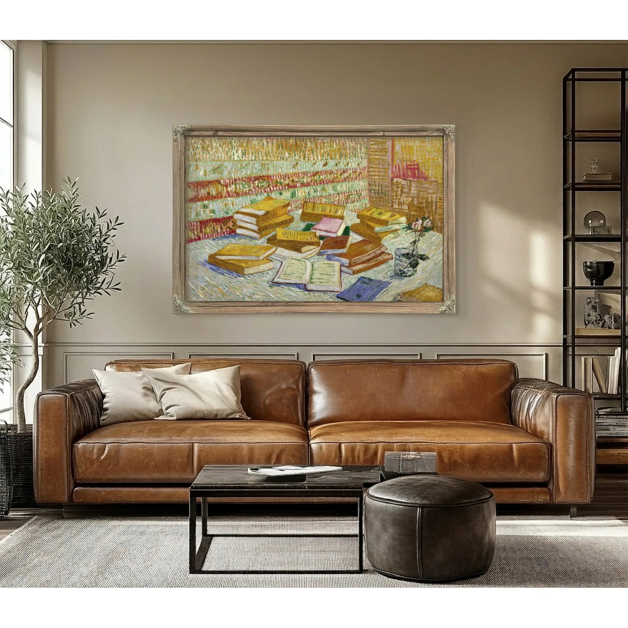 The Parisian Novels By Vincent Van Gogh Fine Art Print