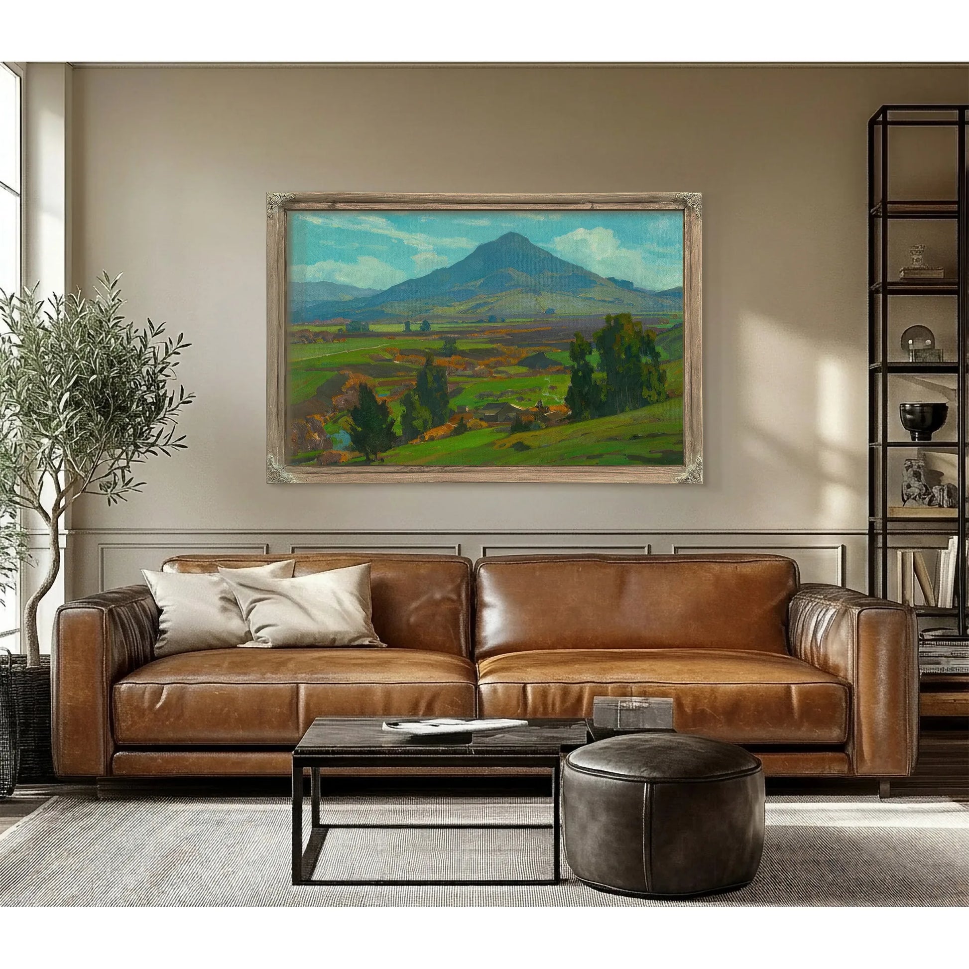 Landscape Near San Luis Obispo By William Wendt Fine Art Print