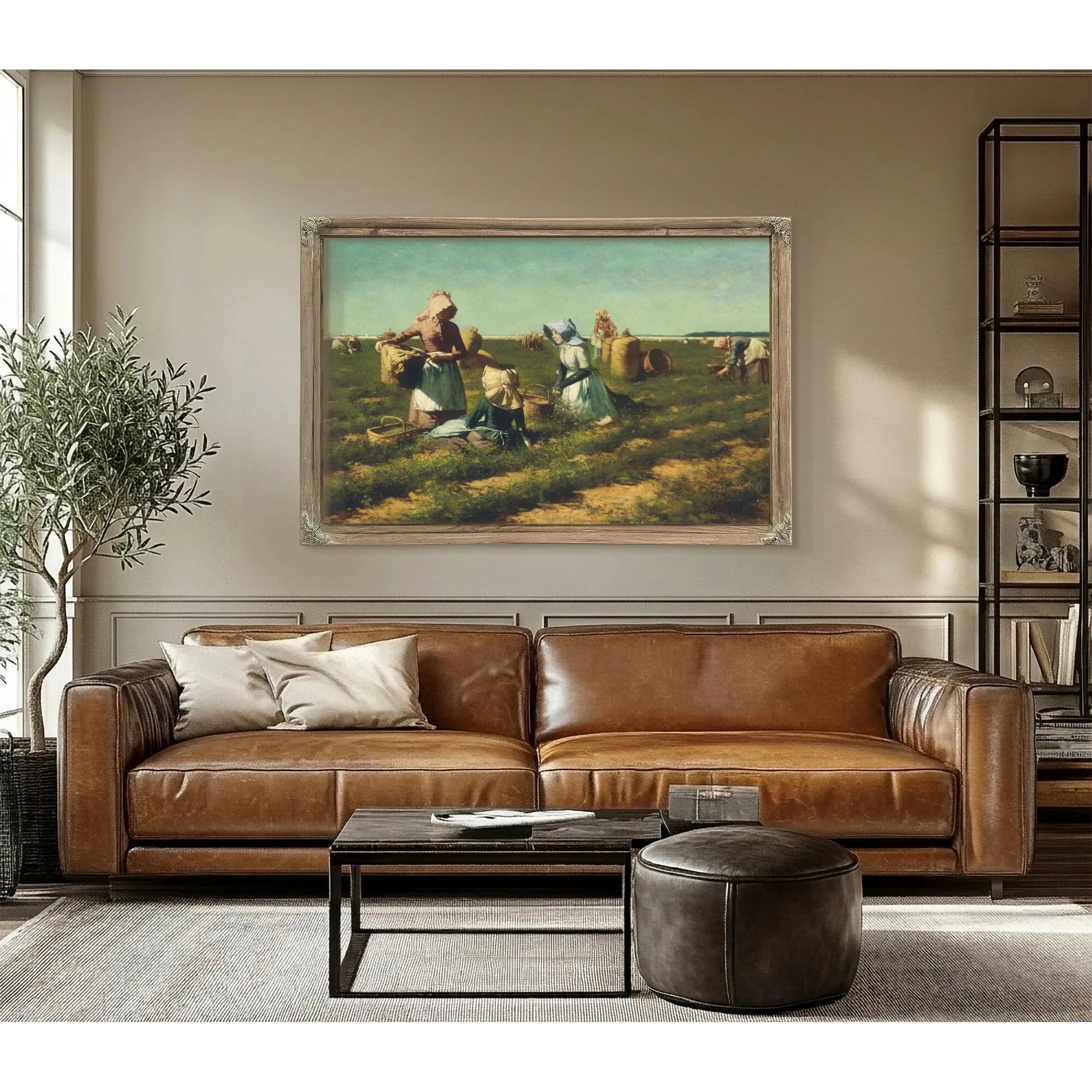 The Peapickers Of Long Island By Harry Roseland Fine Art Print