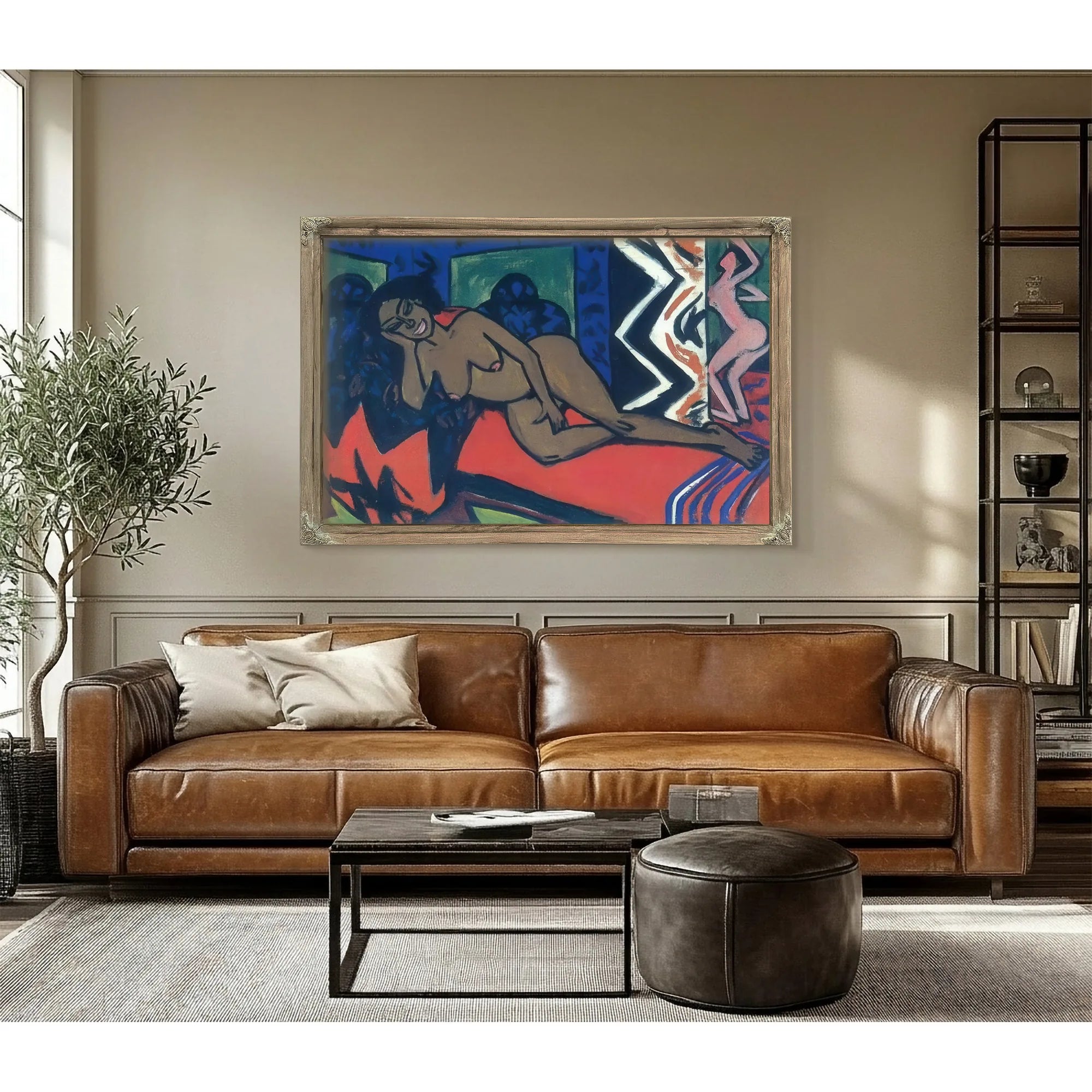 Milly Sleeping By Ernst Ludwig Kirchner Fine Art Print