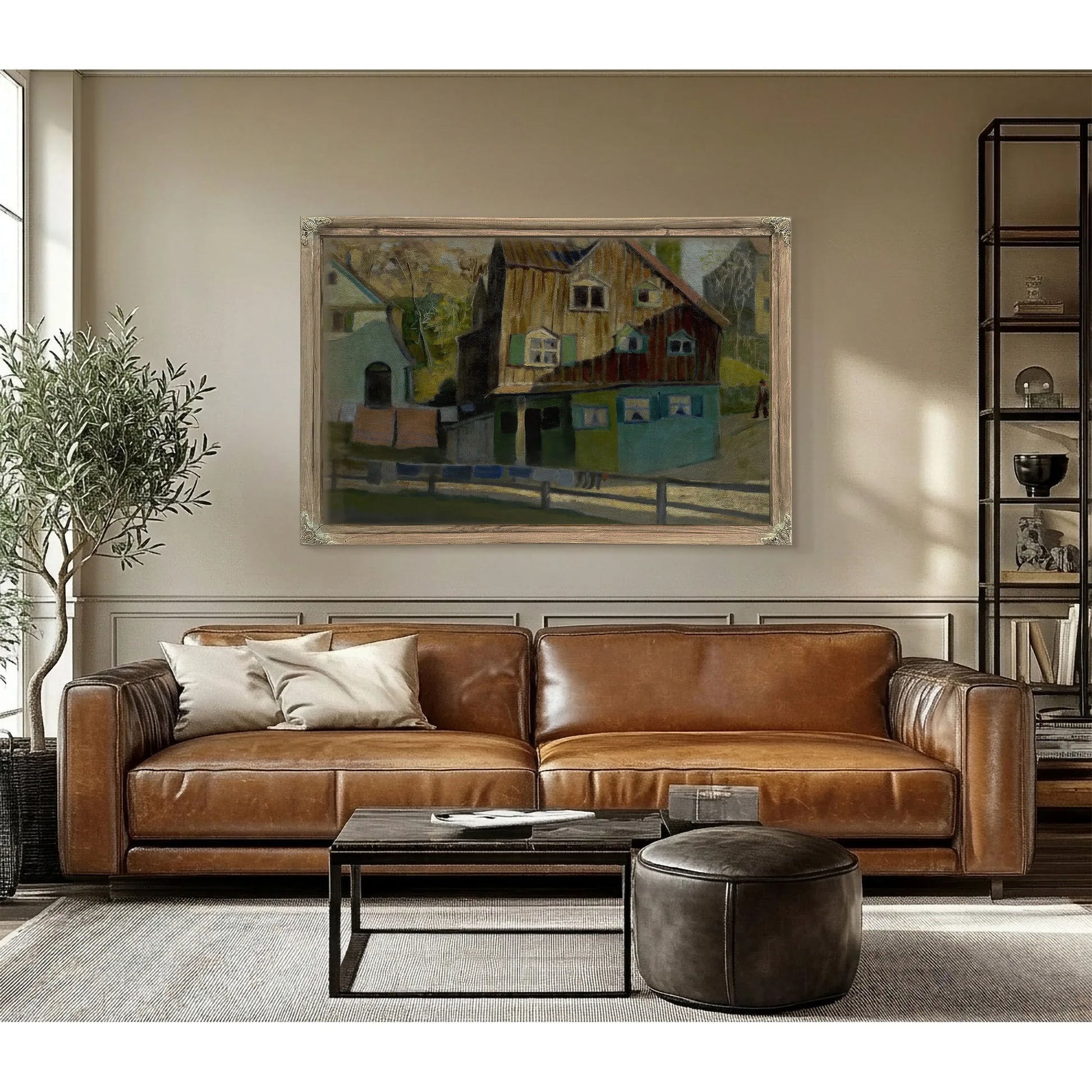 Red Bedding By Grant Wood Fine Art Print