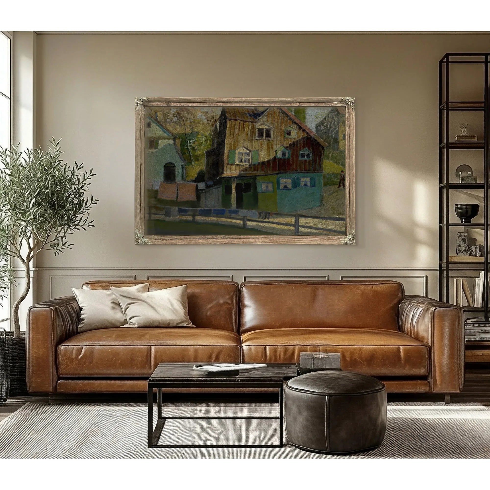 Red Bedding By Grant Wood Fine Art Print