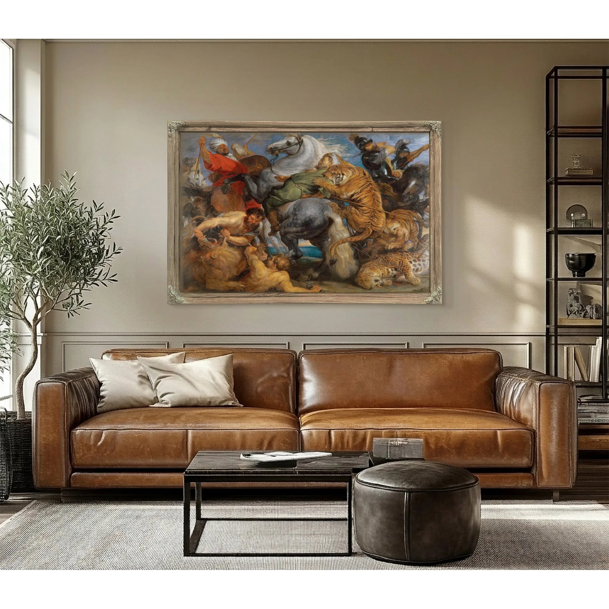 Peter Paul Rubens The Tiger Hunt 1616 (1) By Peter Paul Rubens Fine Art Print