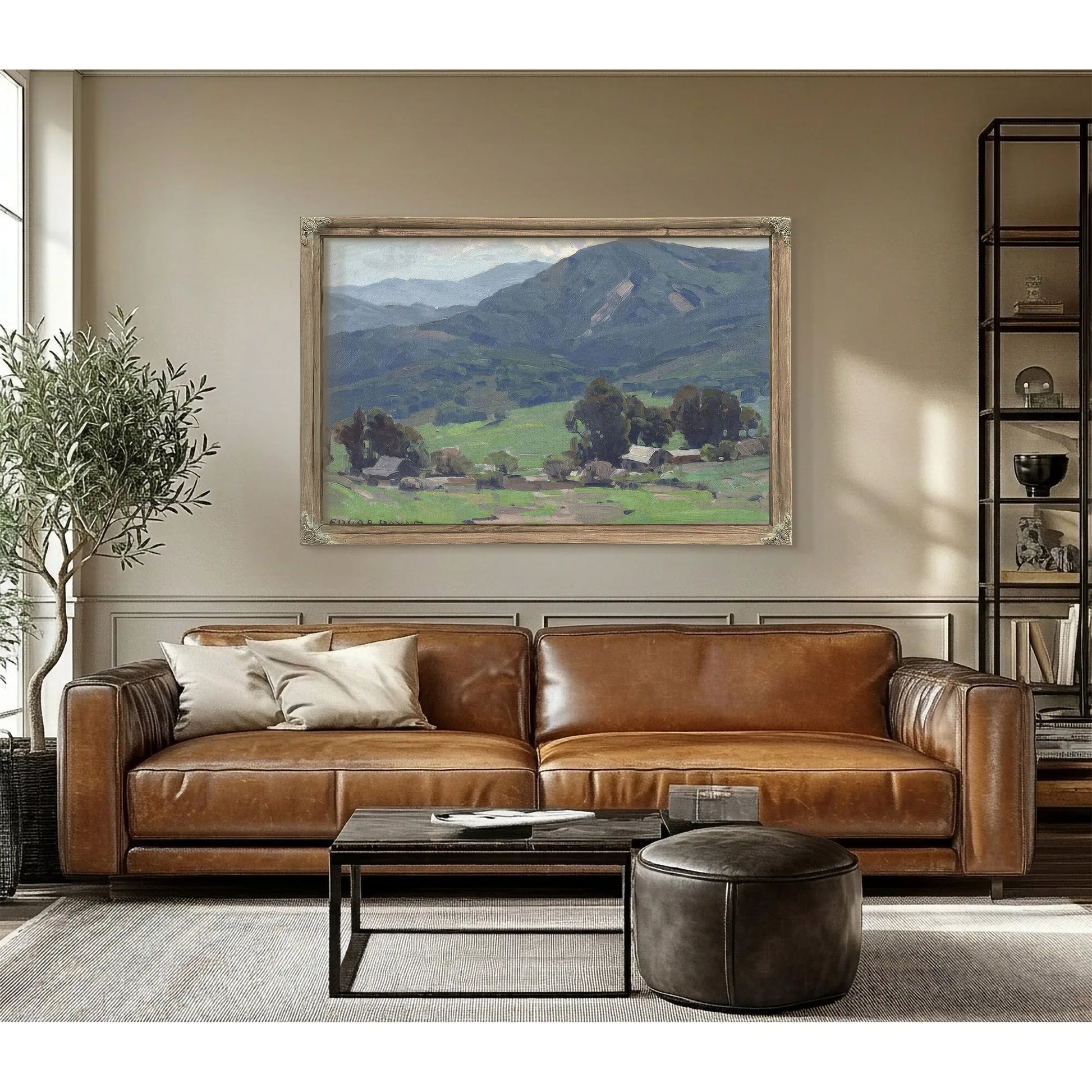 Scene Near Calabasas By Edgar Payne Fine Art Print