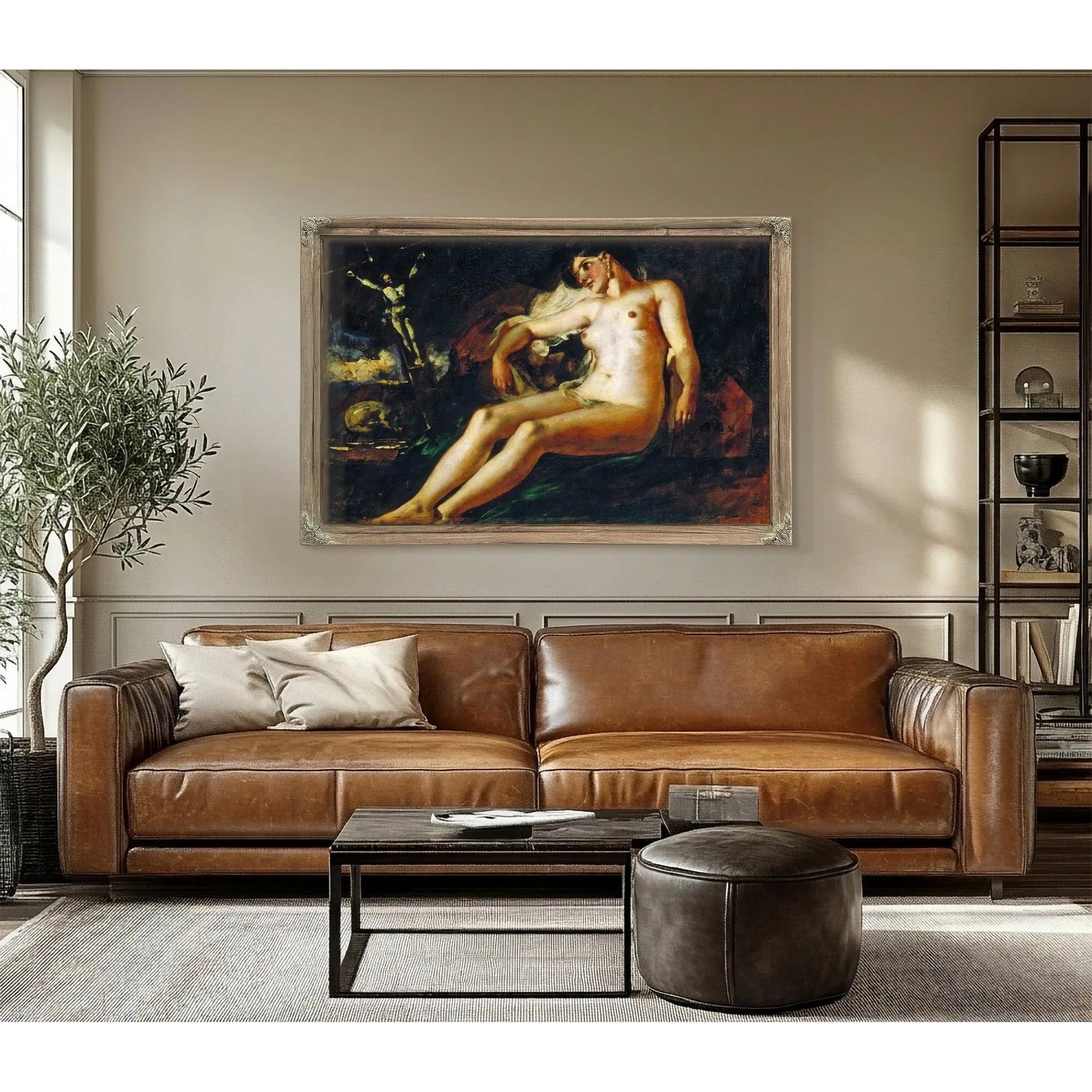 Study Of Magdalen By William Etty Fine Art Print