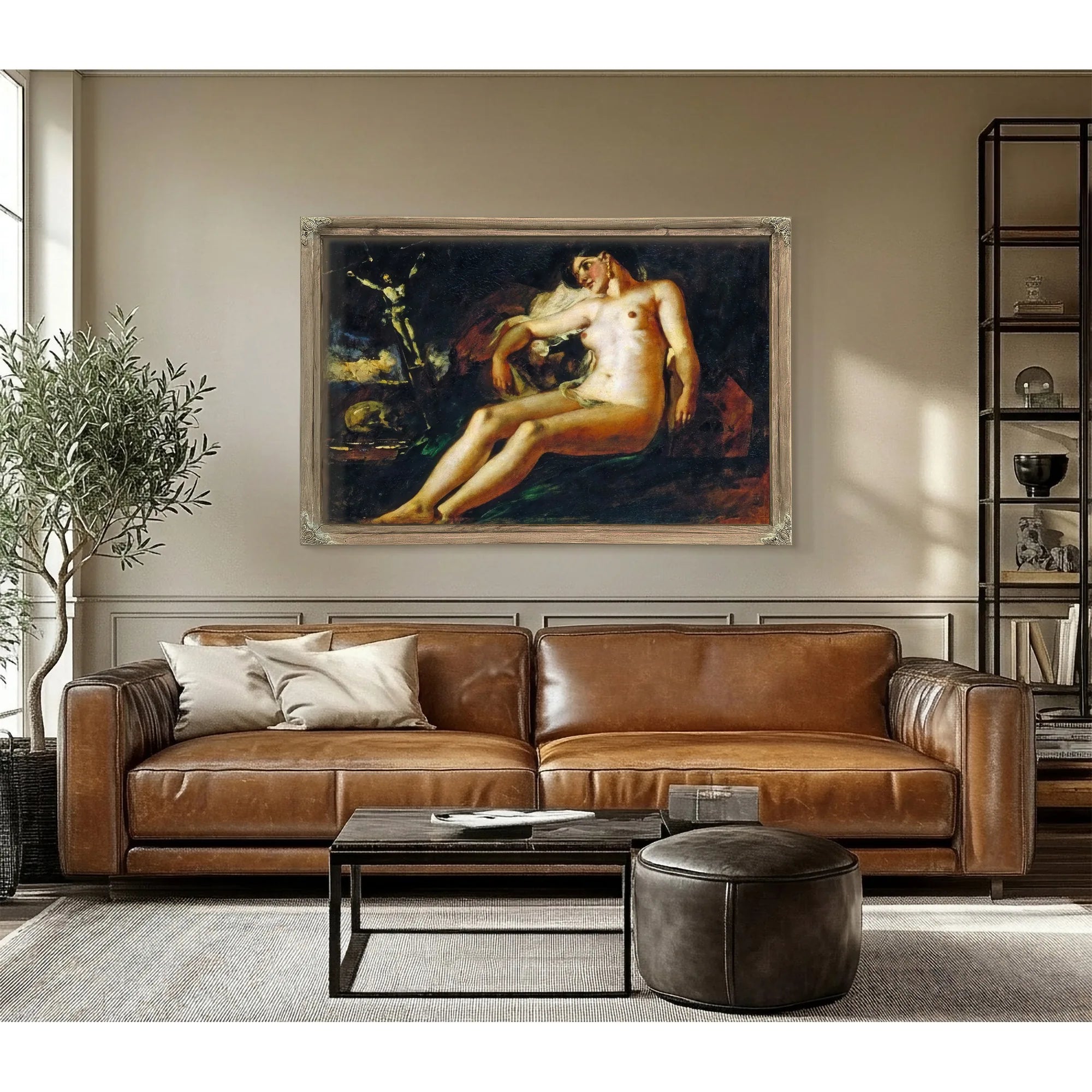 Study Of Magdalen By William Etty Fine Art Print