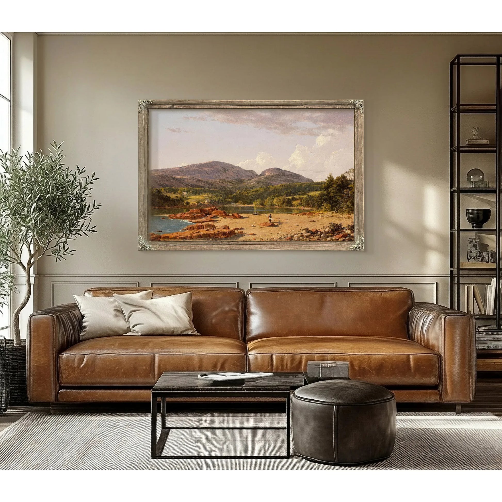 Otter Creek, Mount Desert By Frederic Edwin Church Fine Art Print