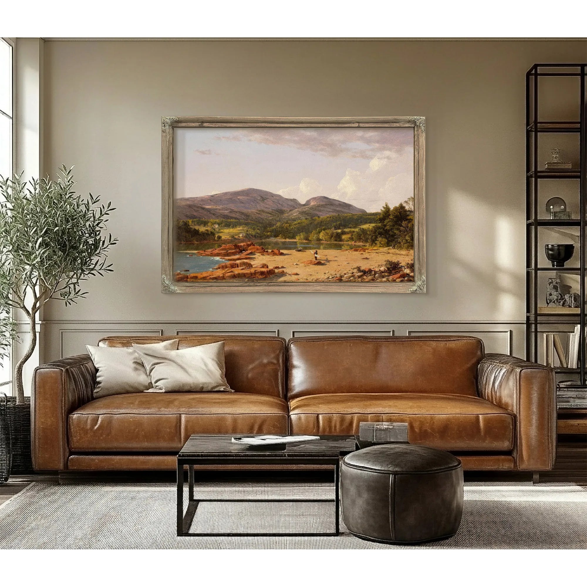 Otter Creek, Mount Desert By Frederic Edwin Church Fine Art Print