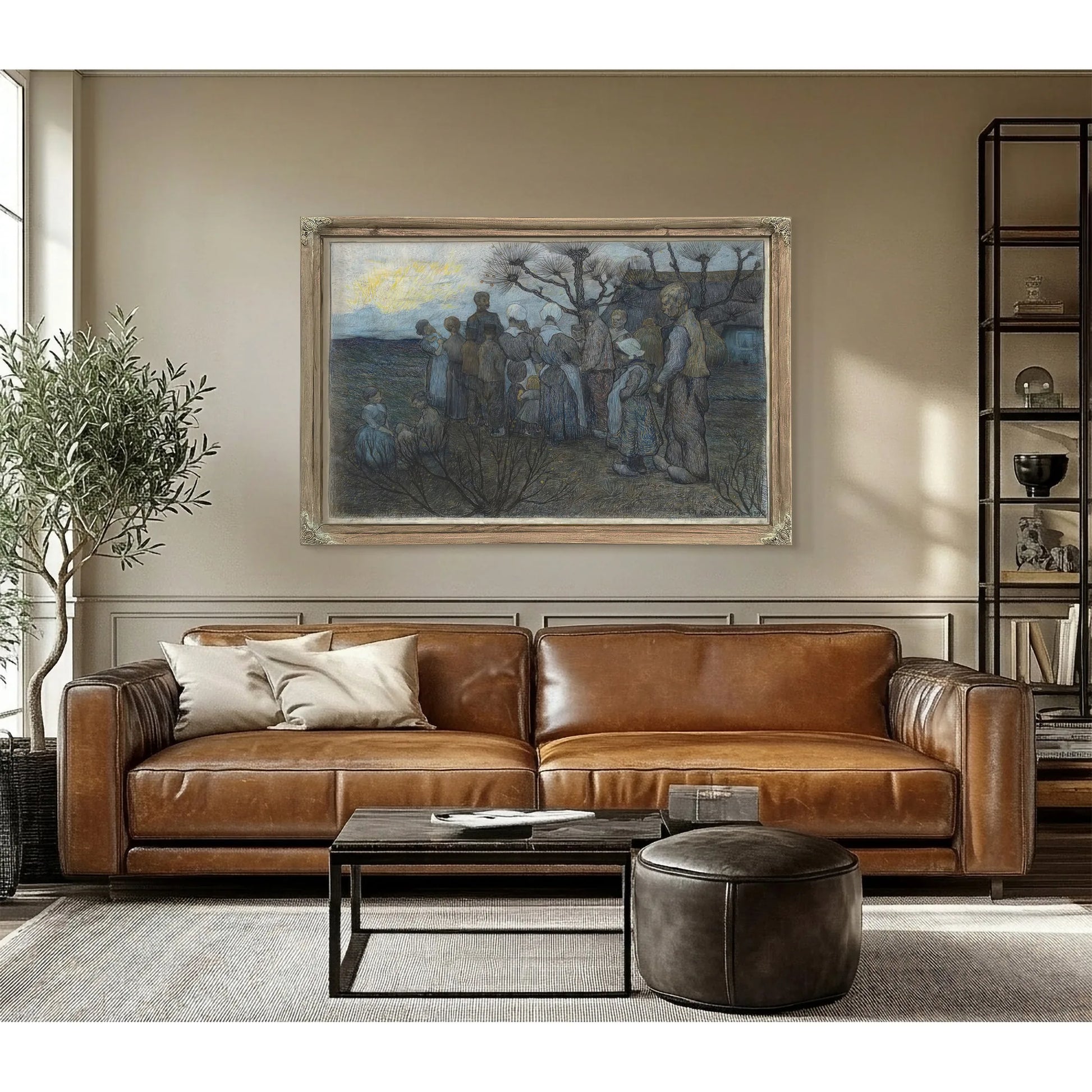 De Veldprediking by Richard Nicolaus Roland Holst Fine Art Print
