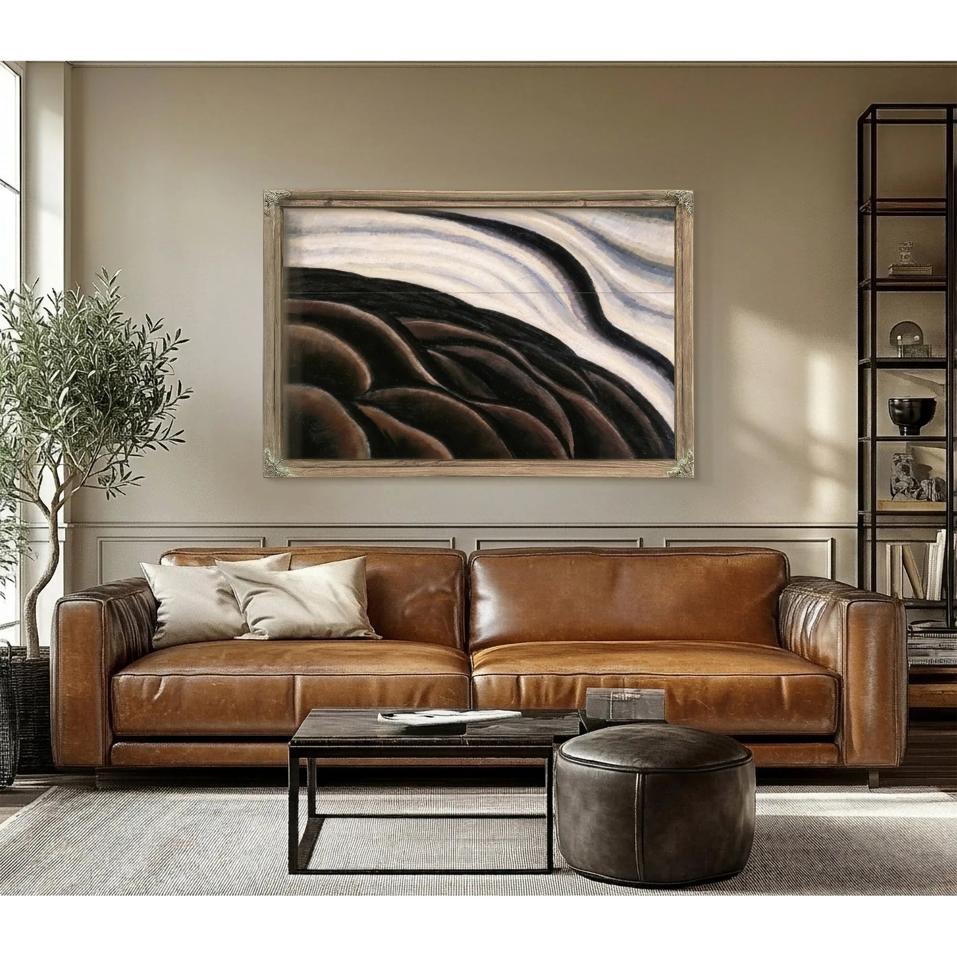 Sea Gull Motive (Sea Thunder Or The Wave) By Arthur Dove Fine Art Print