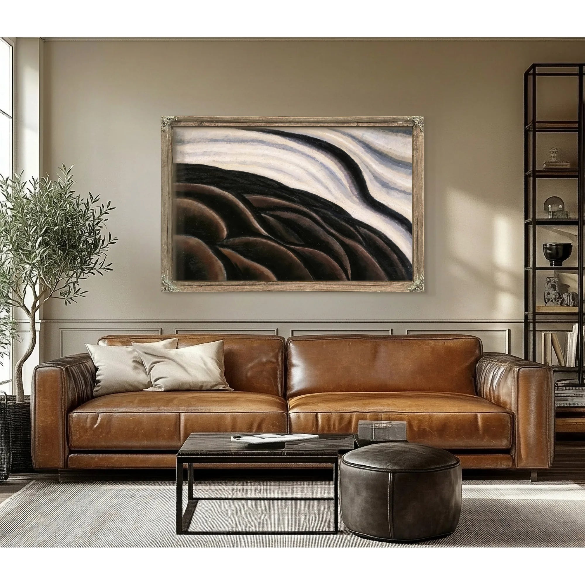Sea Gull Motive (Sea Thunder Or The Wave) By Arthur Dove Fine Art Print