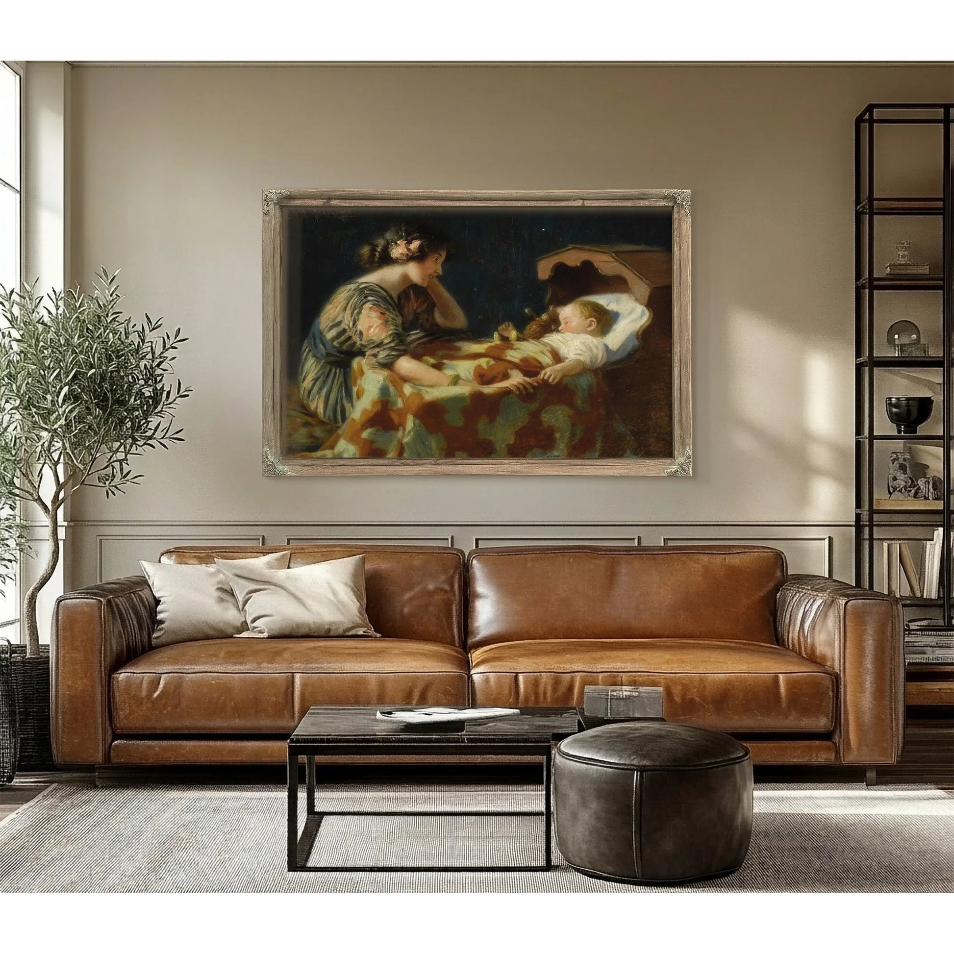 The Light Of The Home By Harry Roseland Fine Art Print