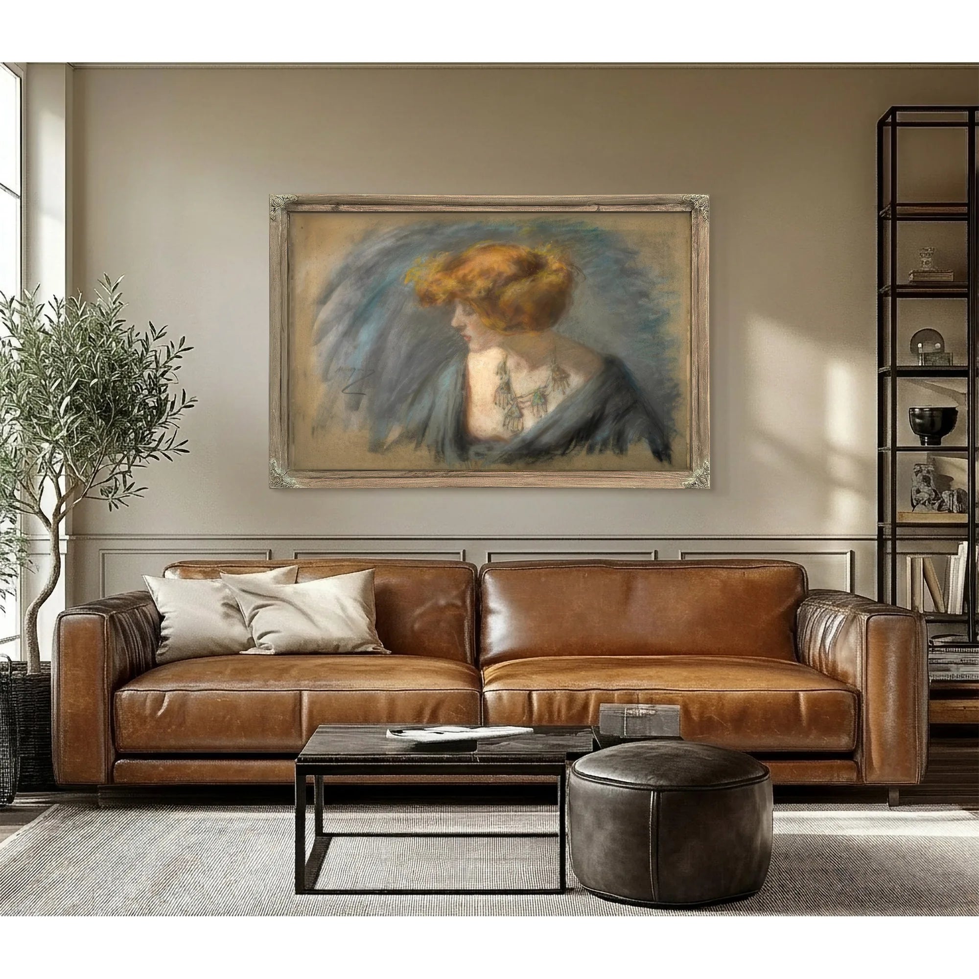 Titian Hair By Alice Pike Barney Fine Art Print
