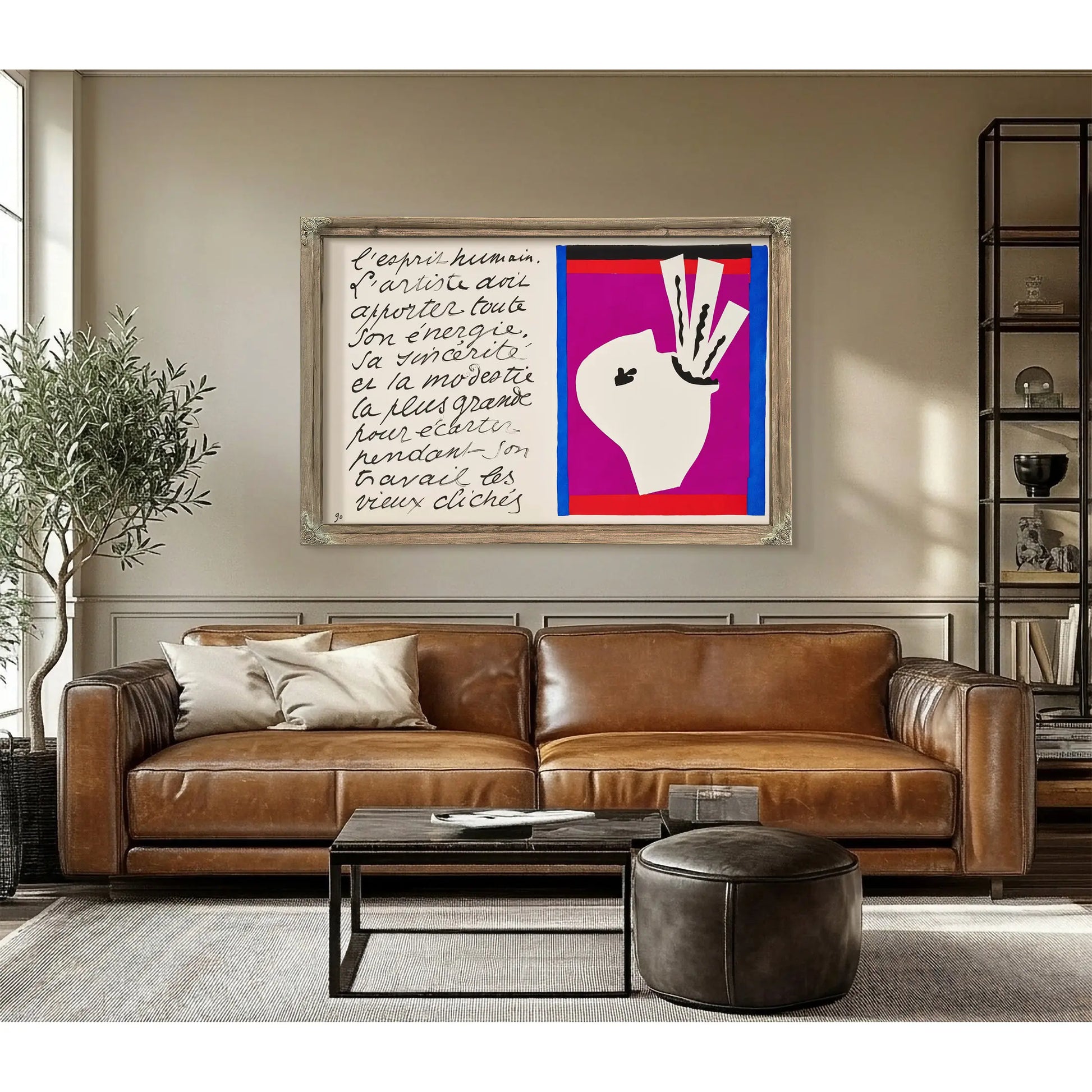 L Avaleur De Sabres (The Sword Swallower) From Jazz by Henri Matisse