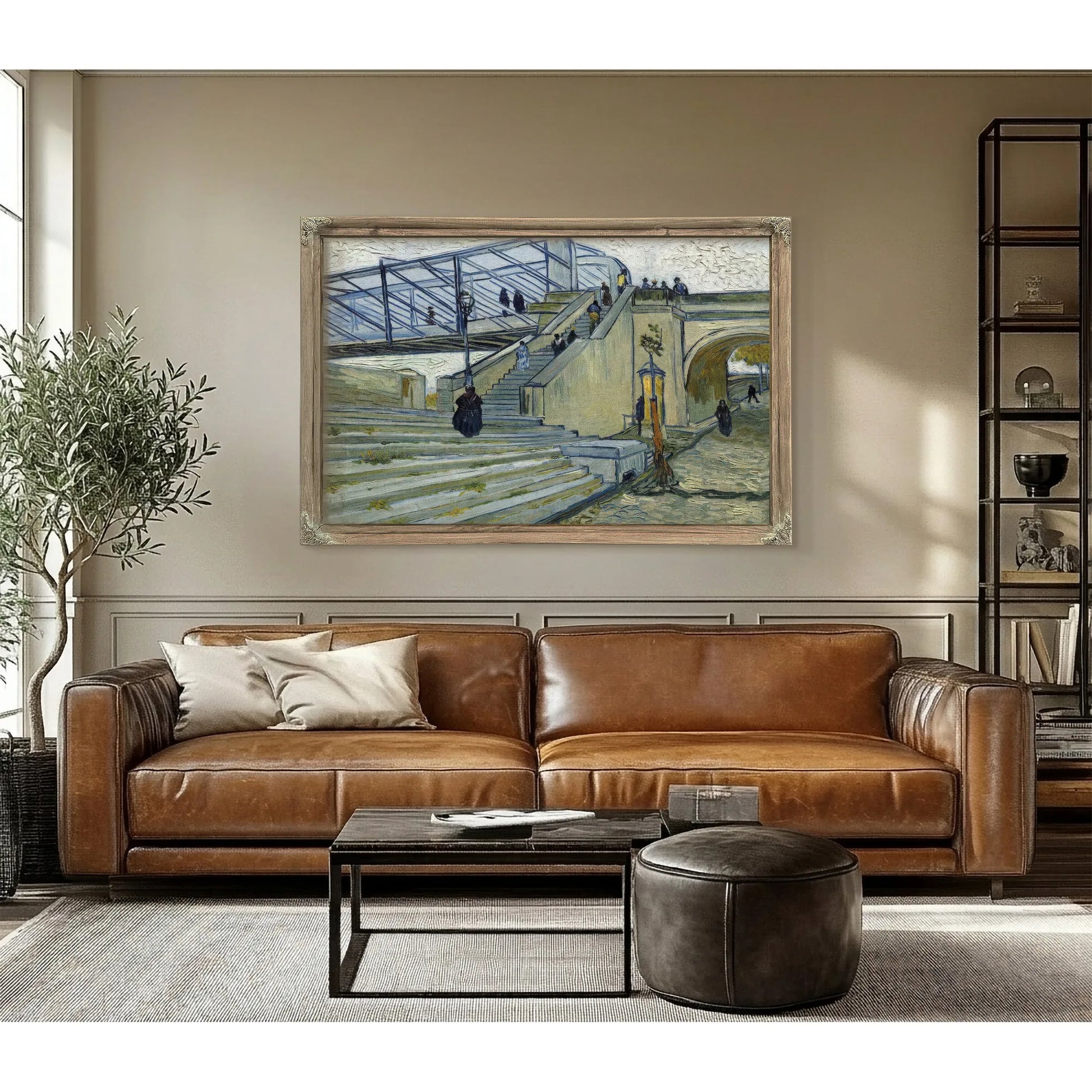 Le Pont De Trinquetaille By Vincent Van Gogh Fine Art Print