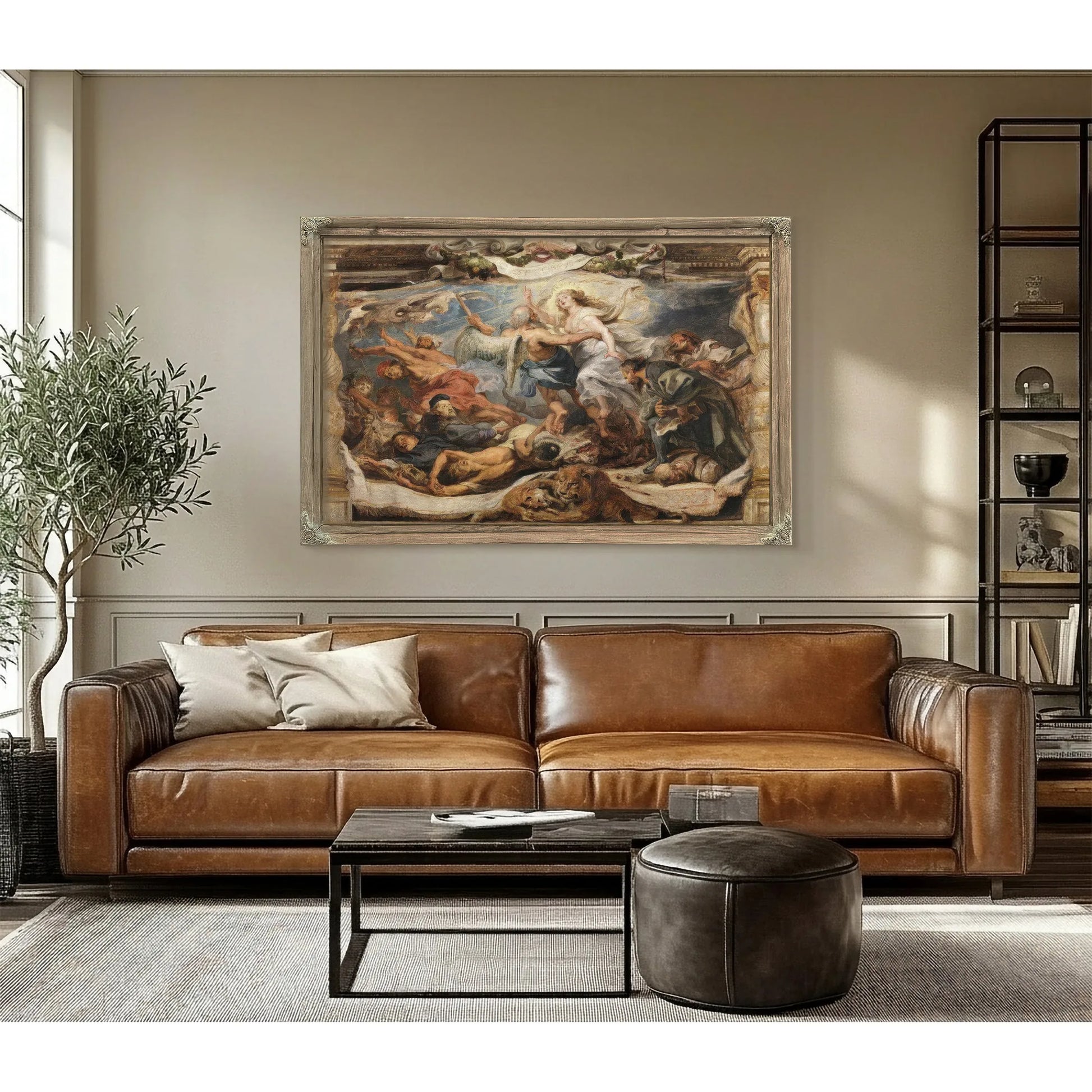 The Triumph Of Truth Over Heresy By Peter Paul Rubens Fine Art Print