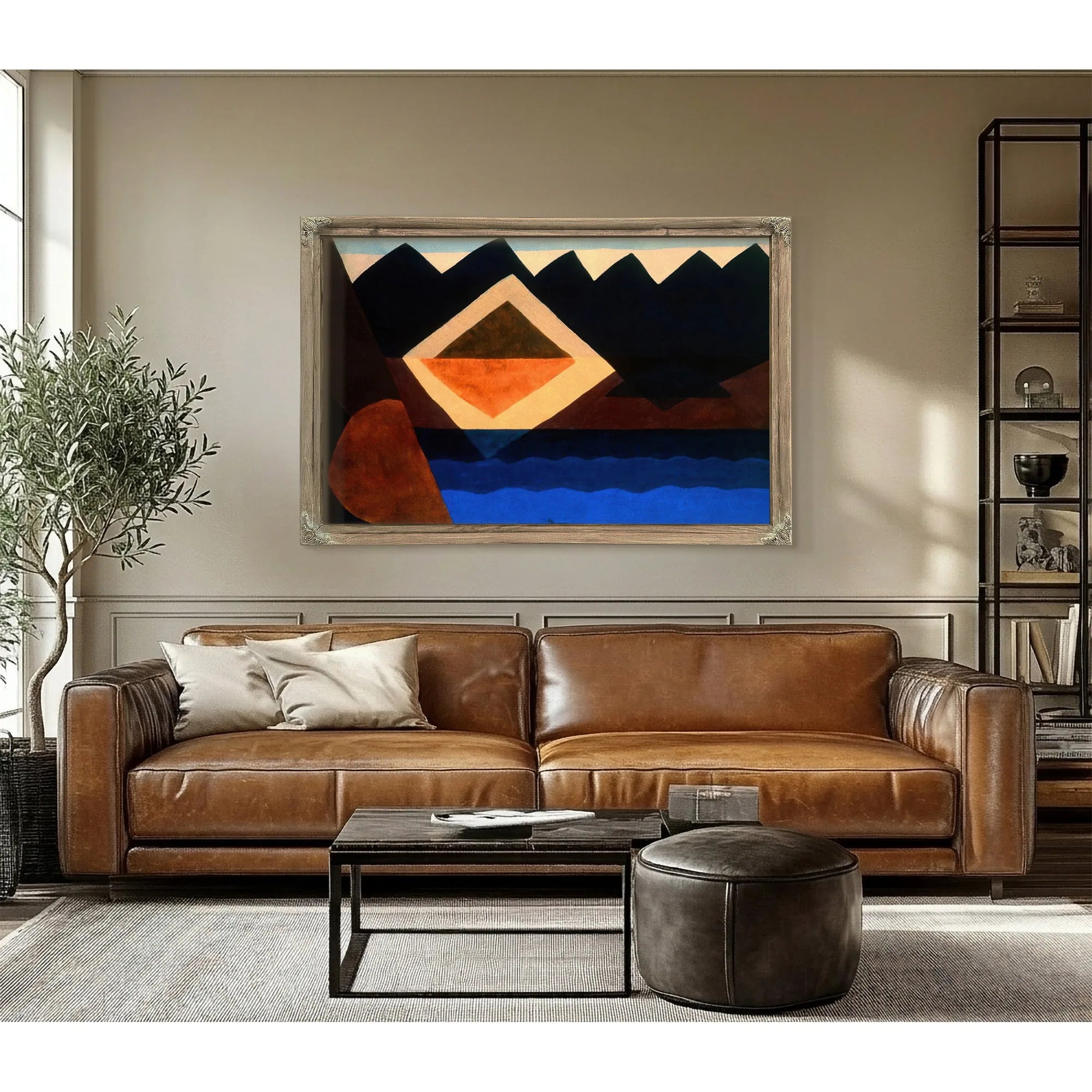 Square On The Pond By Arthur Dove Fine Art Print