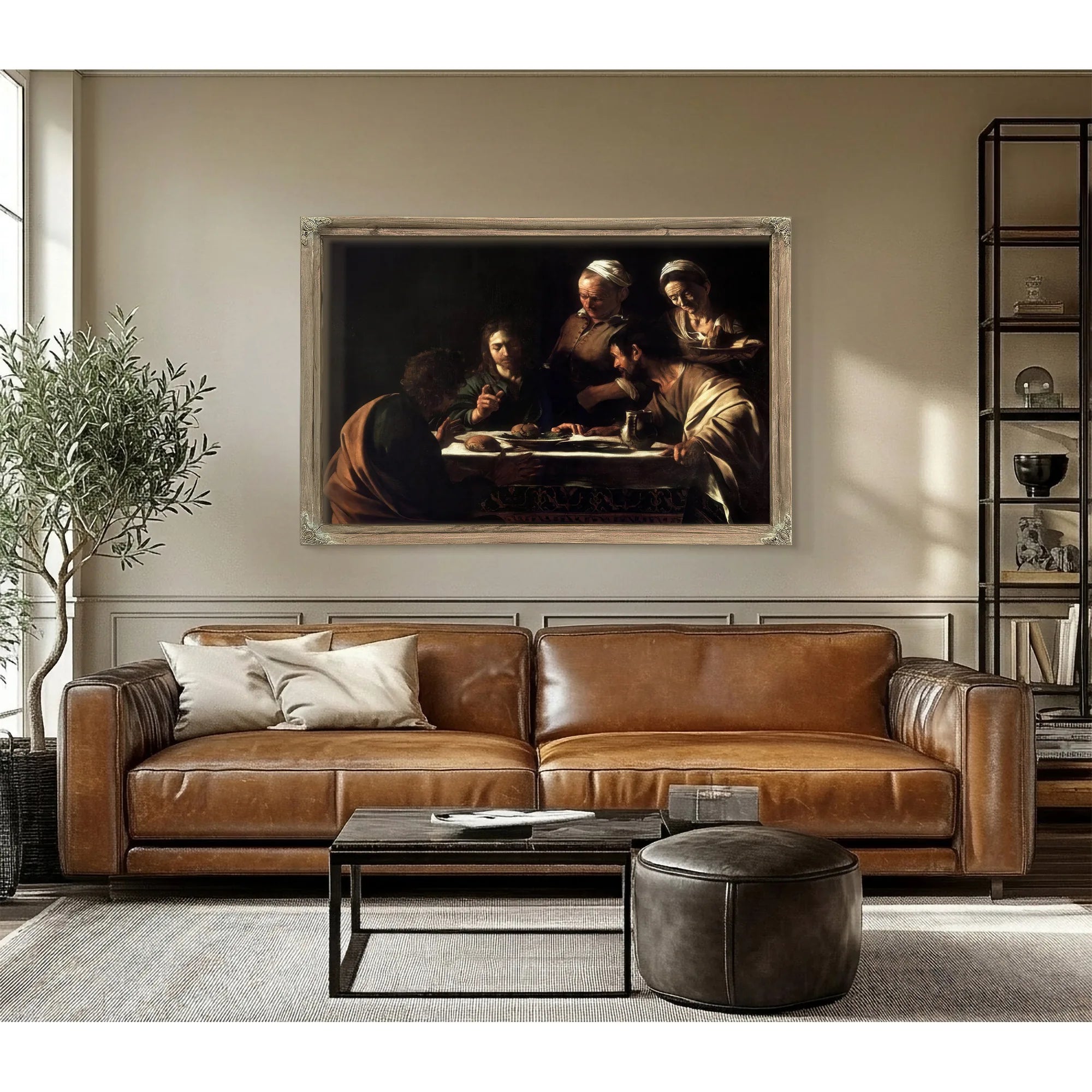 Supper At Emmaus By Caravaggio Fine Art Print