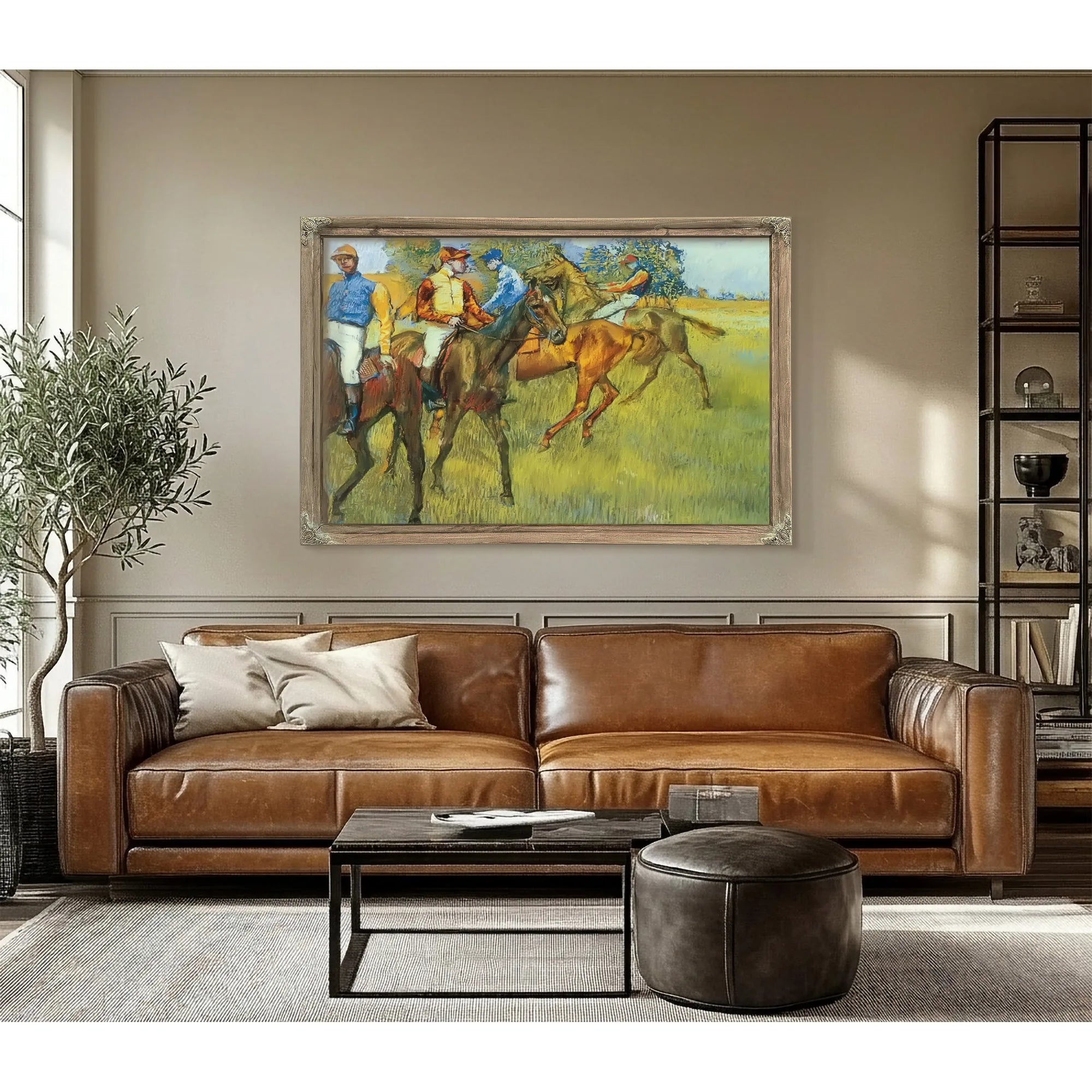 Race Horses By Edgar Degas Fine Art Print