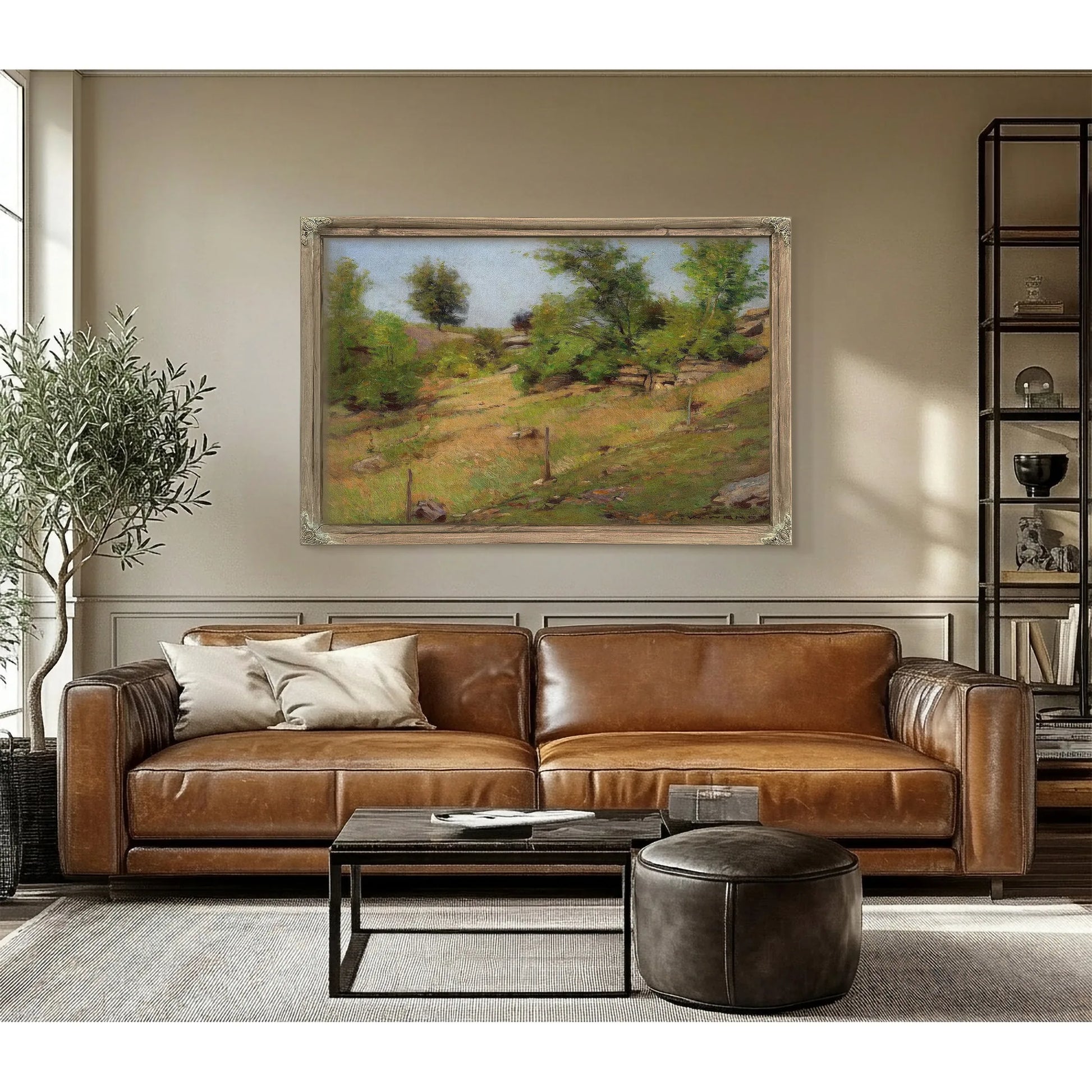 Countryside In The Spring By William Wendt Fine Art Print