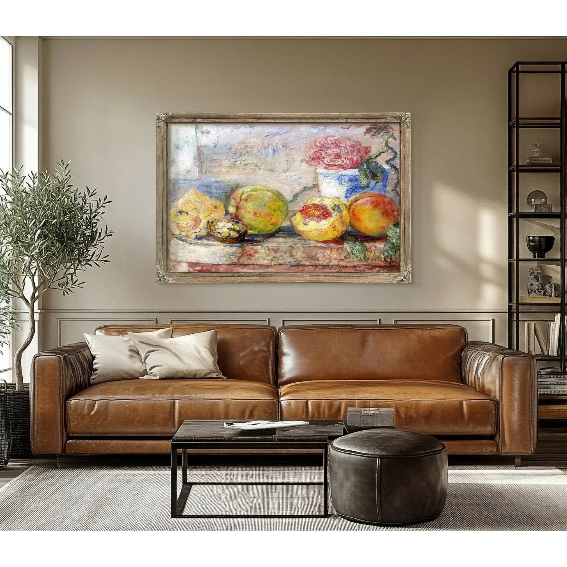Peaches By James Ensor Fine Art Print