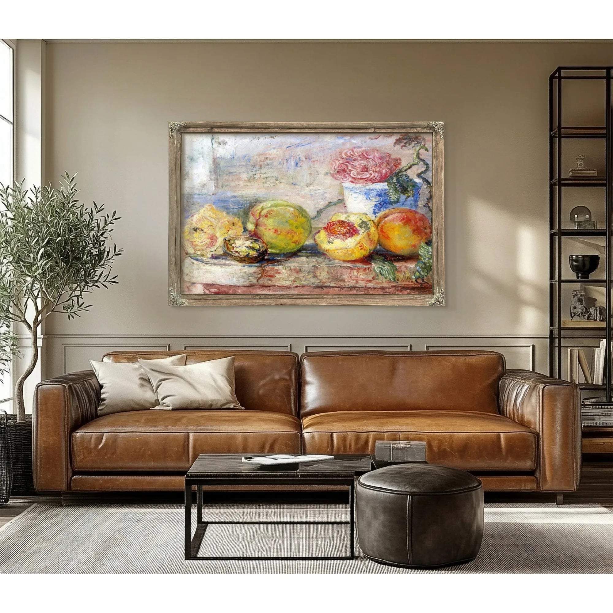 Peaches By James Ensor Fine Art Print