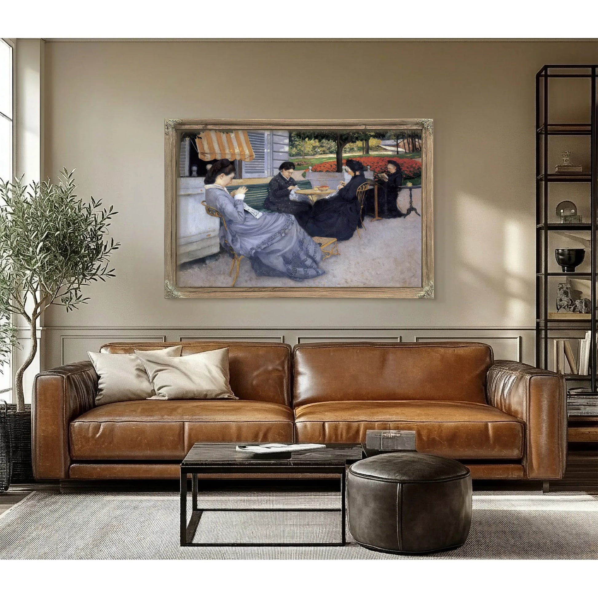 Portraits In The Country By Gustave Caillebotte Fine Art Print