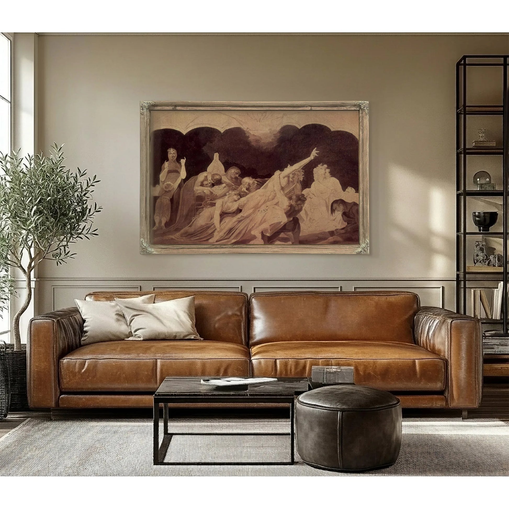 The Vision In The Asylum By Henry Fuseli Fine Art Print
