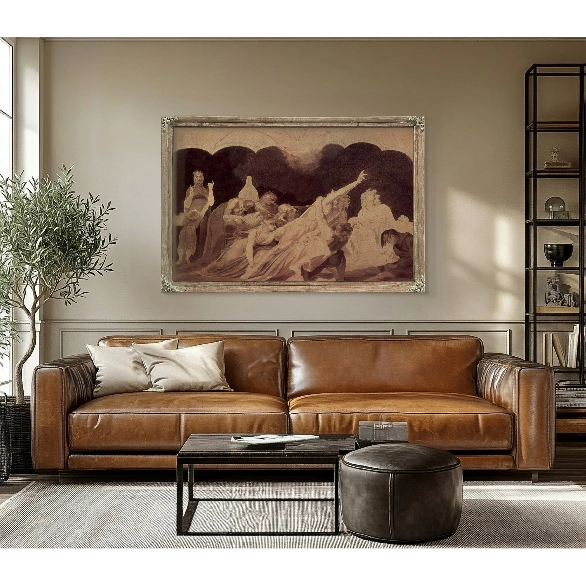 The Vision In The Asylum By Henry Fuseli Fine Art Print