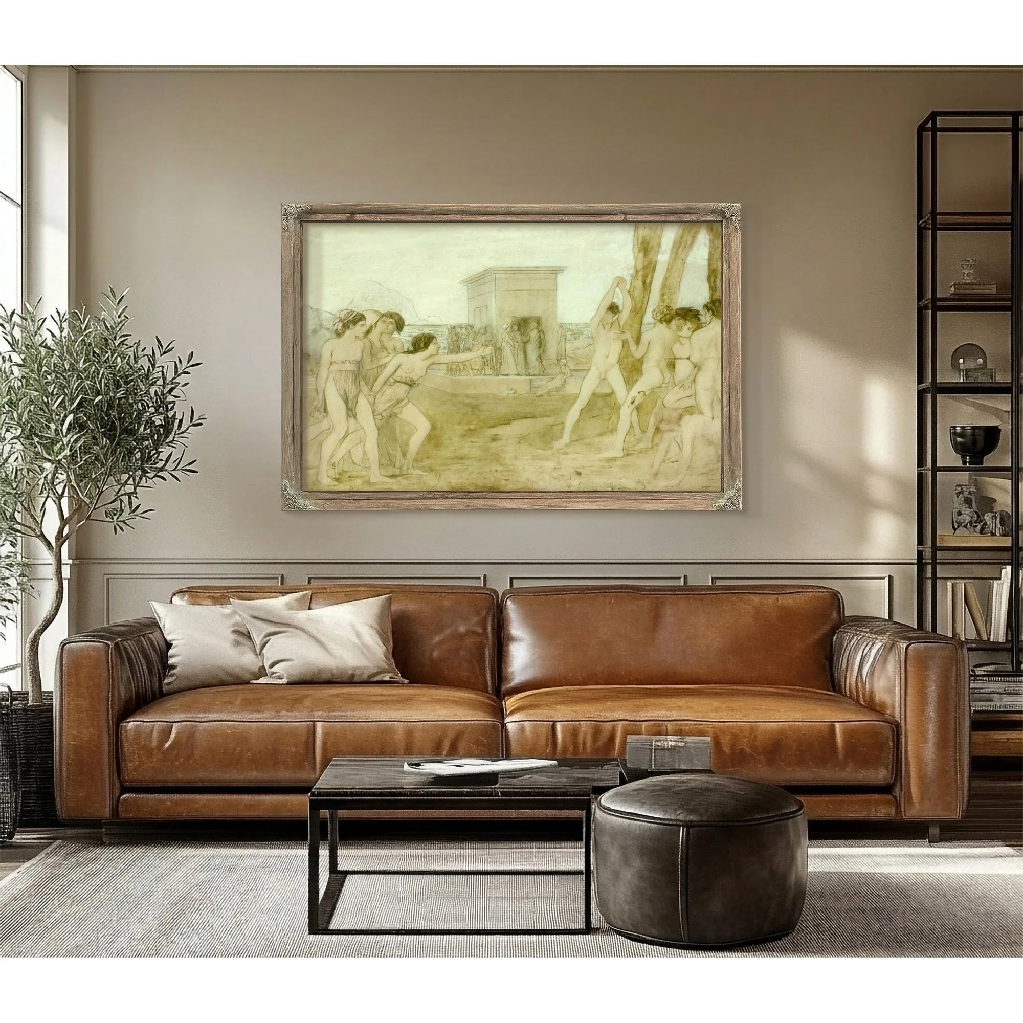 Young Spartans By Edgar Degas Fine Art Print