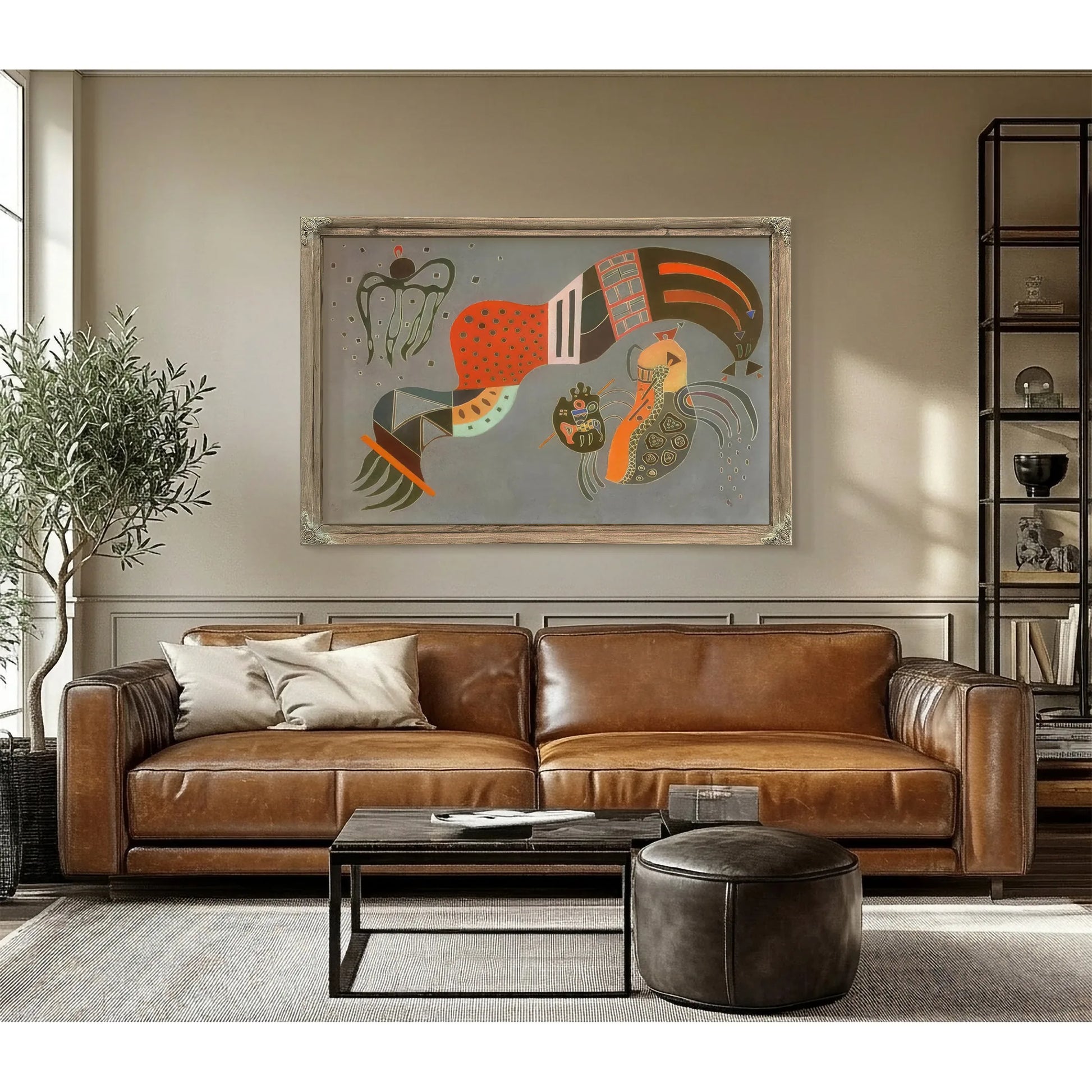 Tempered Elan 1944 By Wassily Kandinsky Fine Art Print