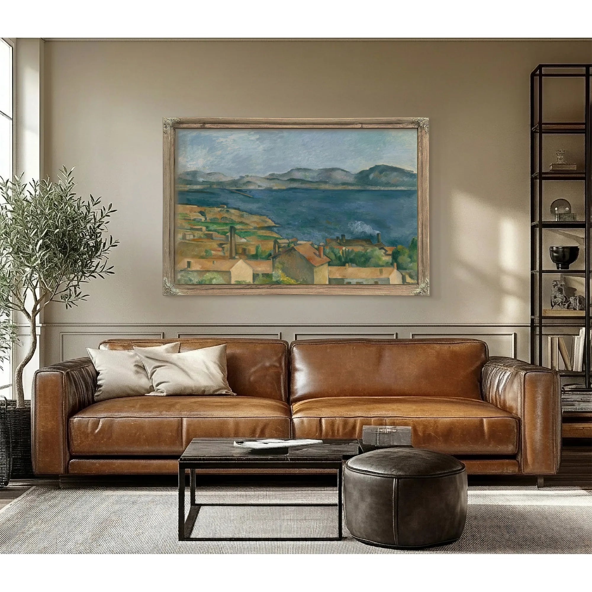 The Bay Of Marseilles Seen From Lestaque By Paul Cezanne Fine Art Print