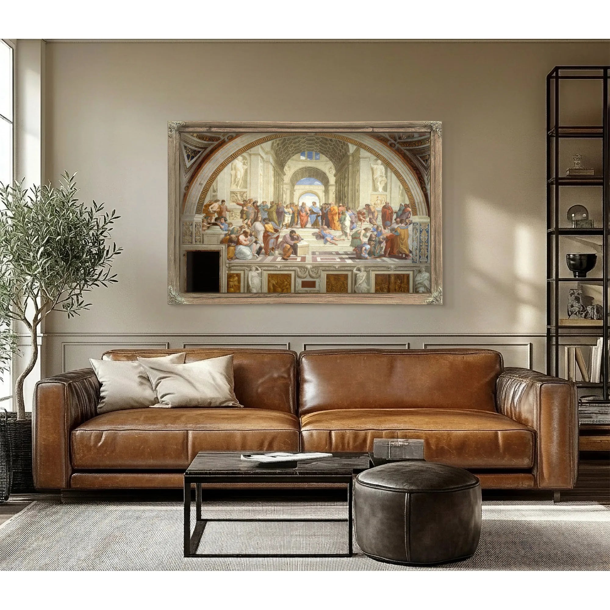 School Of Athens By Raphael Fine Art Print