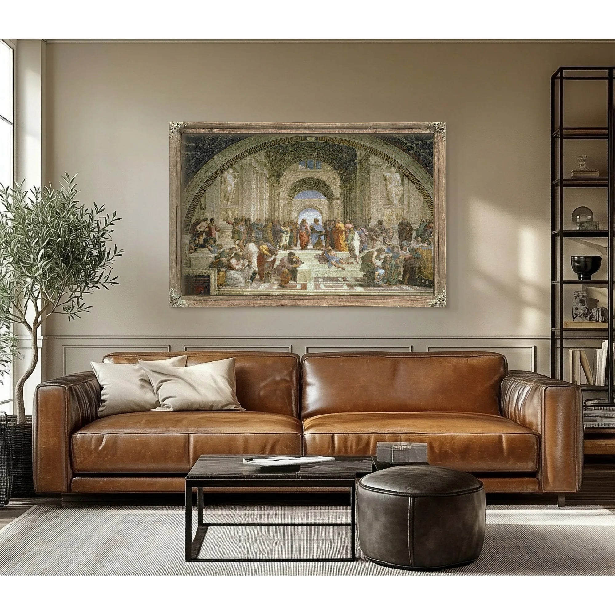 School Of Athens From The Stanza Della Segnatura By Raphael Fine Art Print