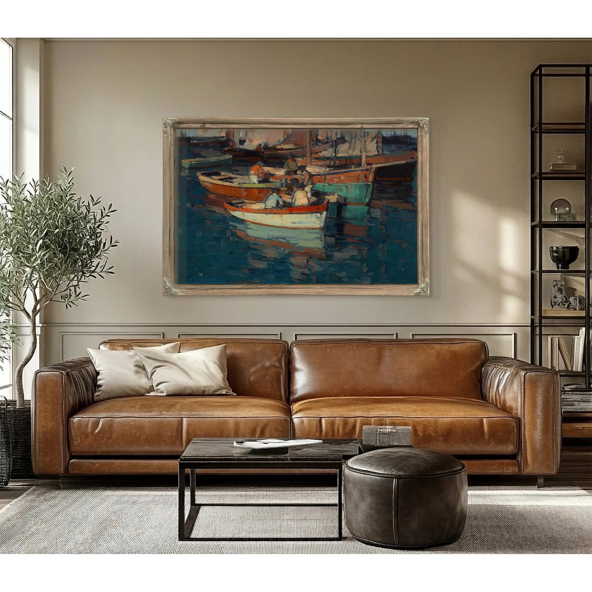 Breton Fishermen, Concarneau, France By Edgar Payne Fine Art Print