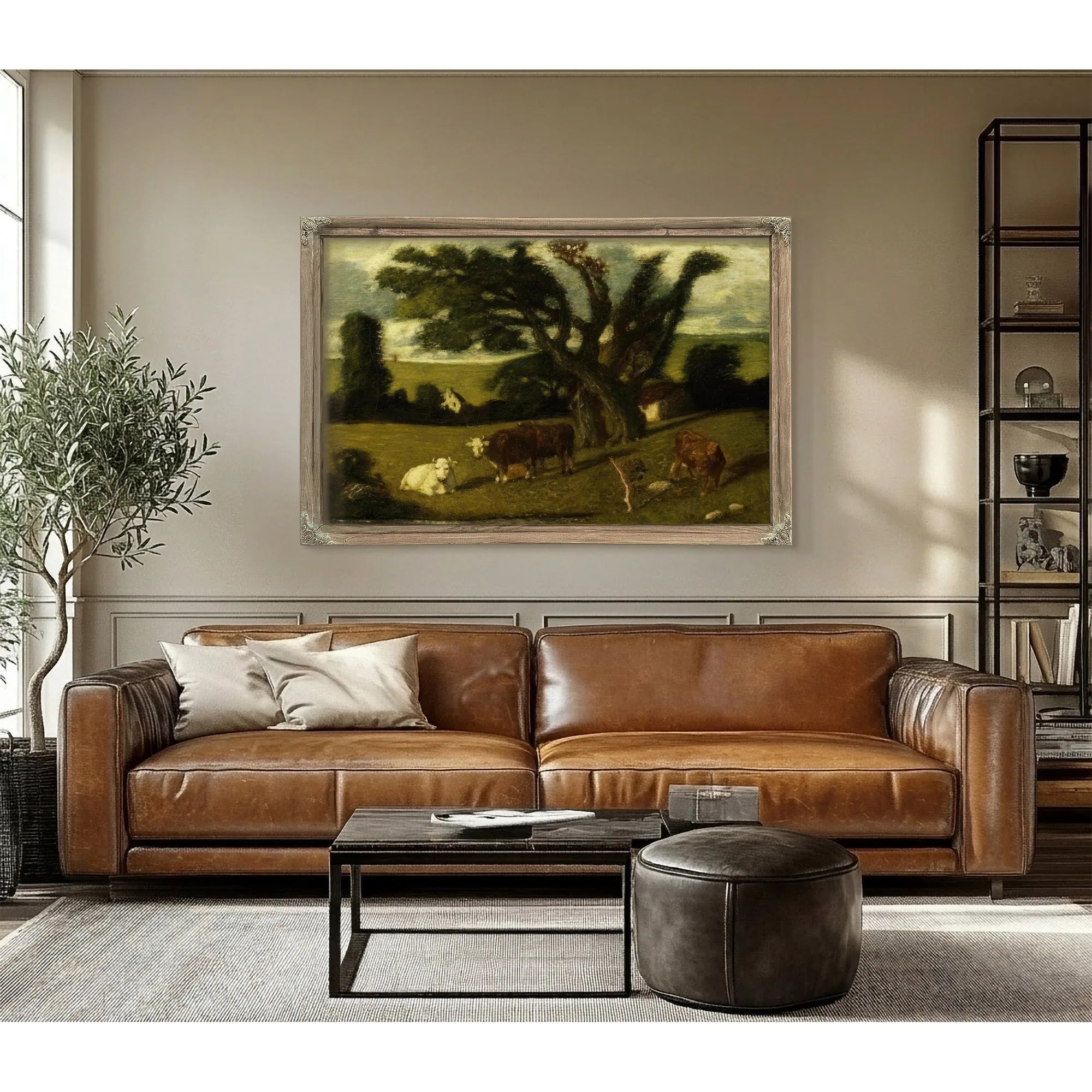 Pastoral Study By Albert Pinkhamryder Fine Art Print