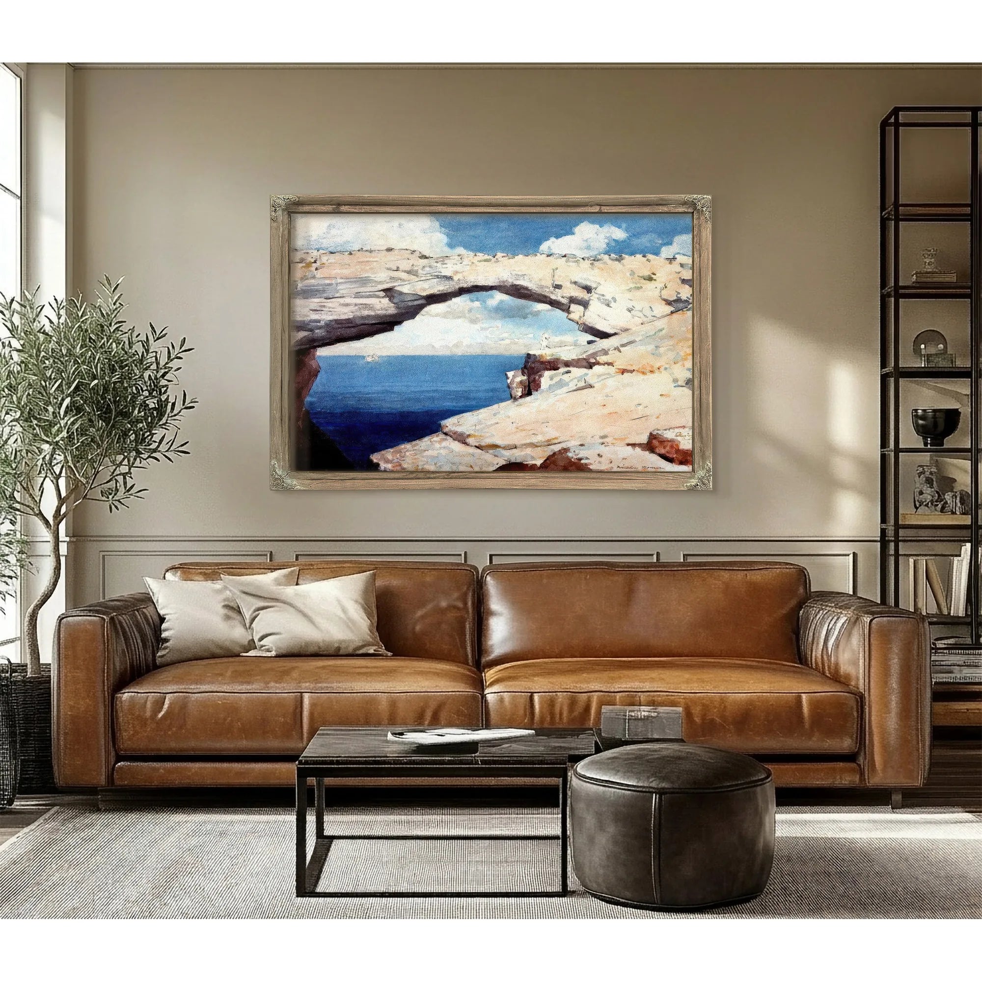 Glass Window Bahama By Winslow Homer Fine Art Print