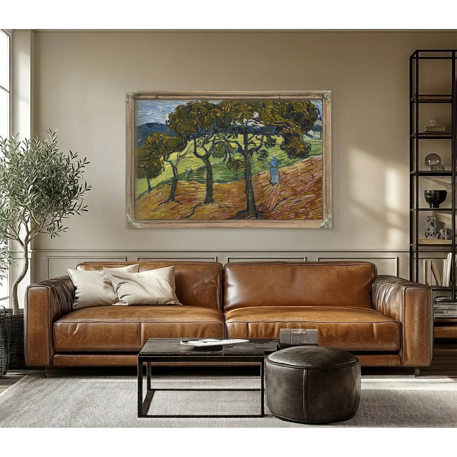 Landscape With Figures By Vincent Van Gogh Fine Art Print