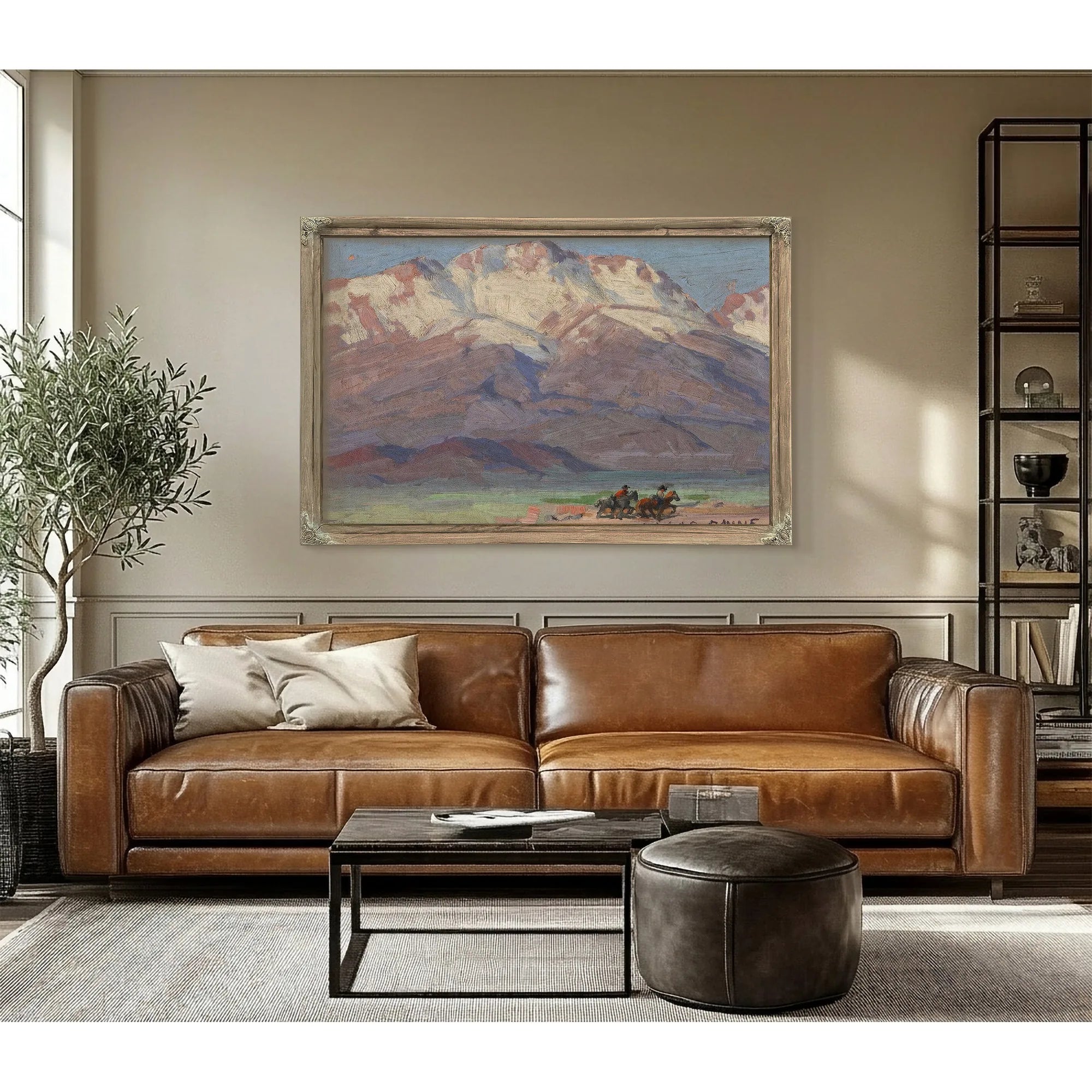Owens Valley At Big Pine By Edgar Payne Fine Art Print