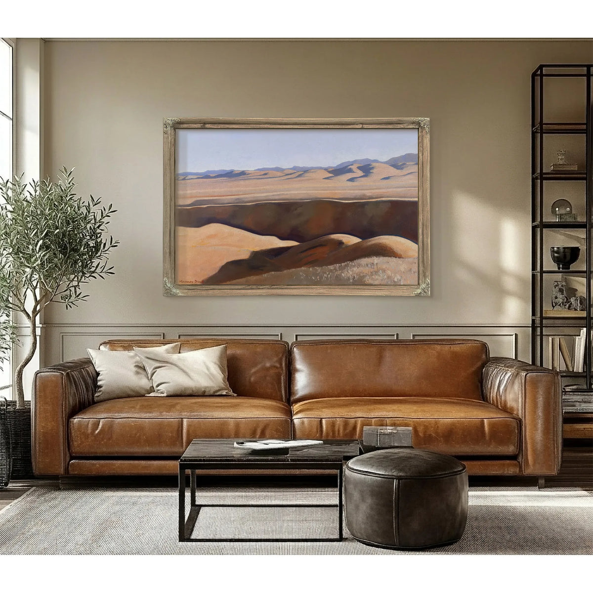 Deserted Sheep Range By Maynard Dixon Fine Art Print