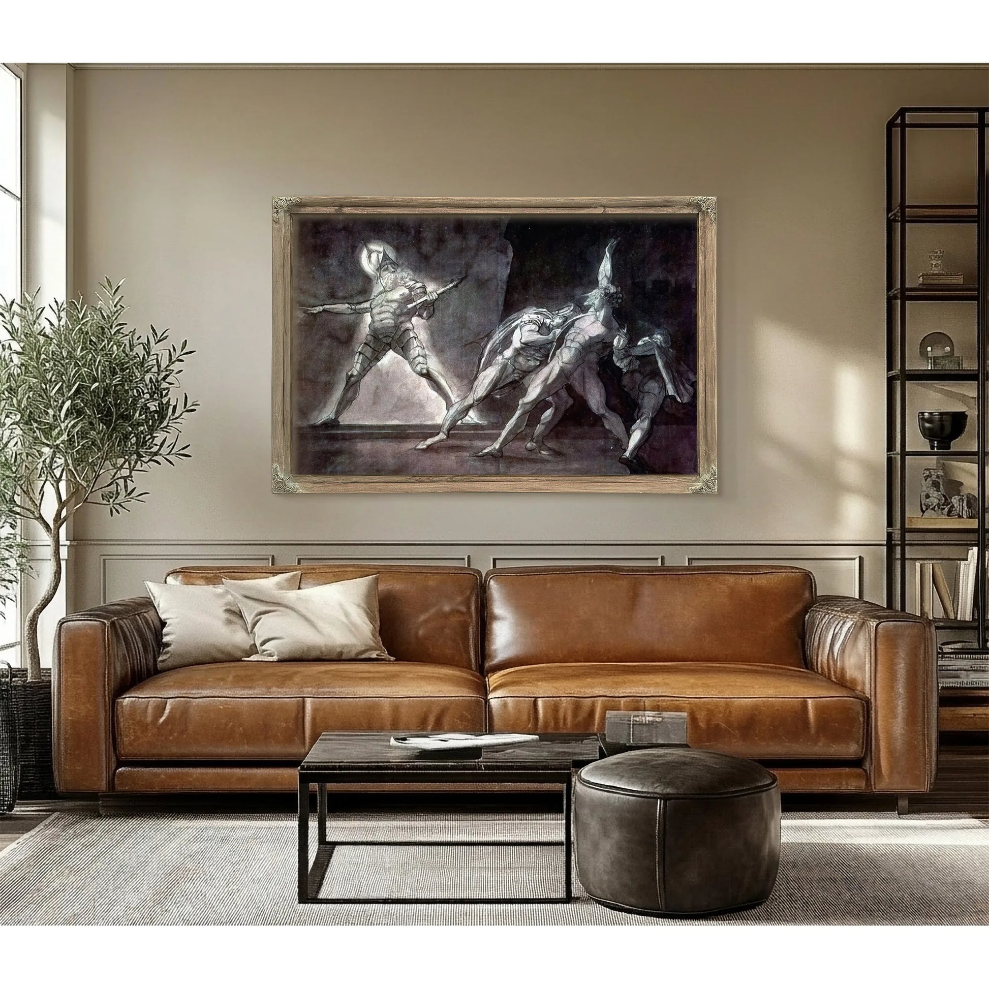 Hamlet And His Father's Ghost By Henry Fuseli Fine Art Print