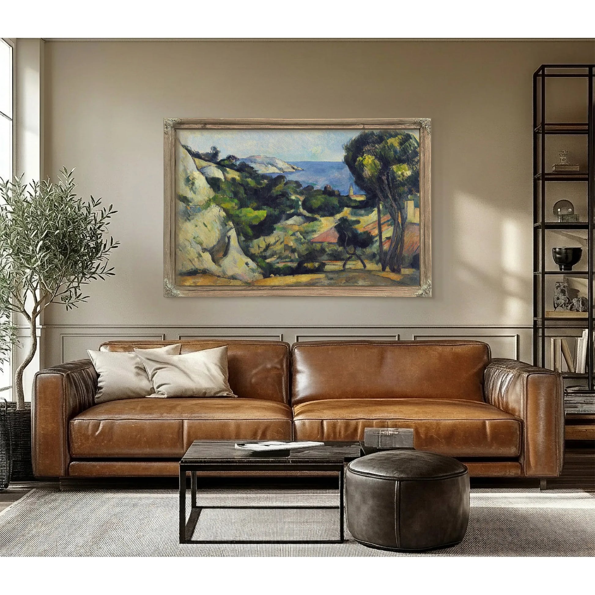 Lestaque By Paul Cezanne Fine Art Print