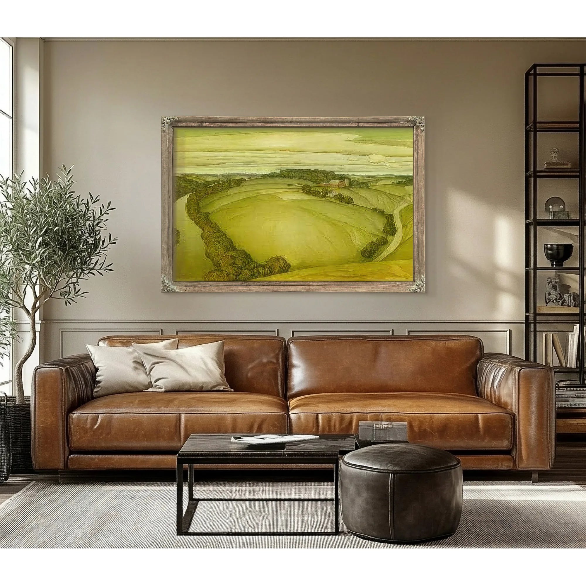 Traditional Walnut Frame Added - Order #1488 Fine Art Print